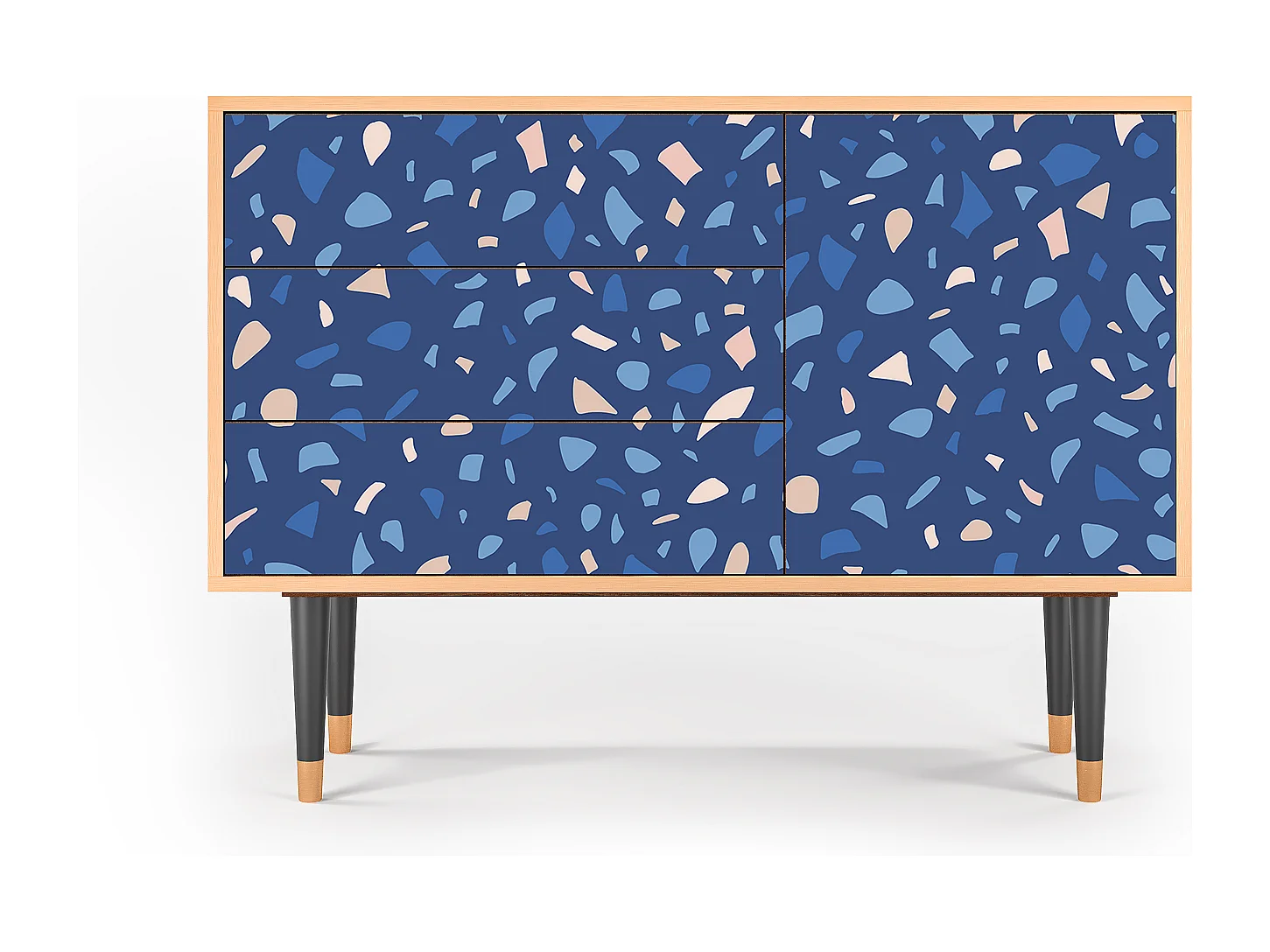 Credenza - 115х84х41 cm - S3 - Soap Whirpool, Noce