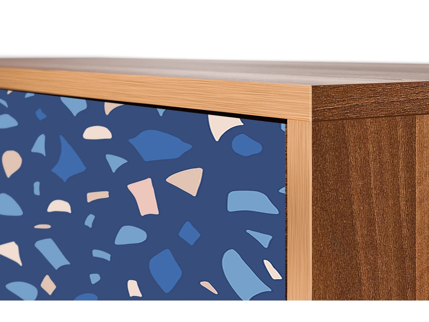 Kredens - 115х84х41 cm - S3 - Soap Whirpool, Orzech