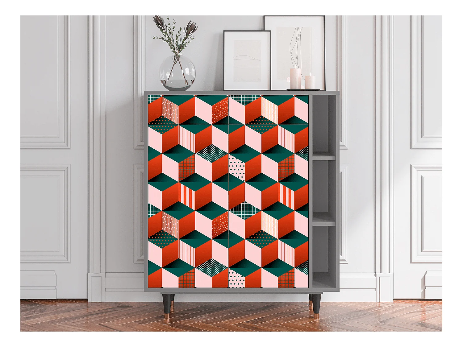 Credenza - 96х110х41 cm - BS6 - Pepsi-Cola, Grigio