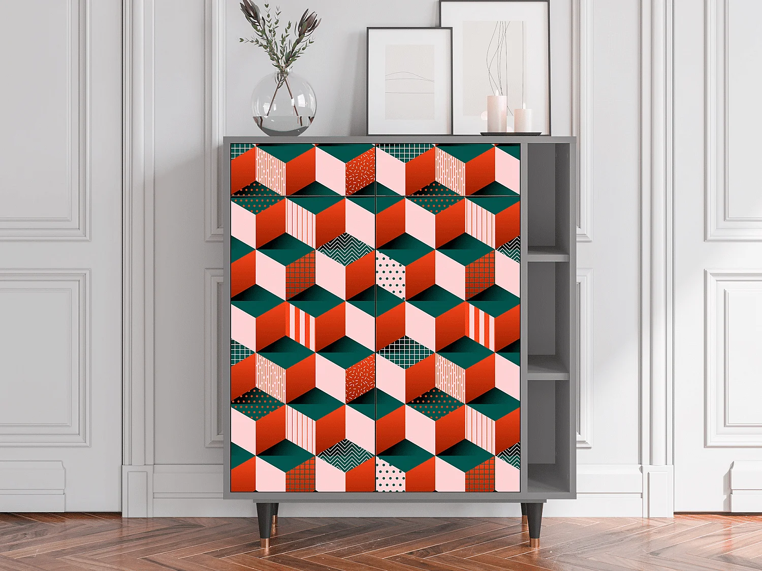 Credenza - 96х110х41 cm - BS6 - Pepsi-Cola, Grigio