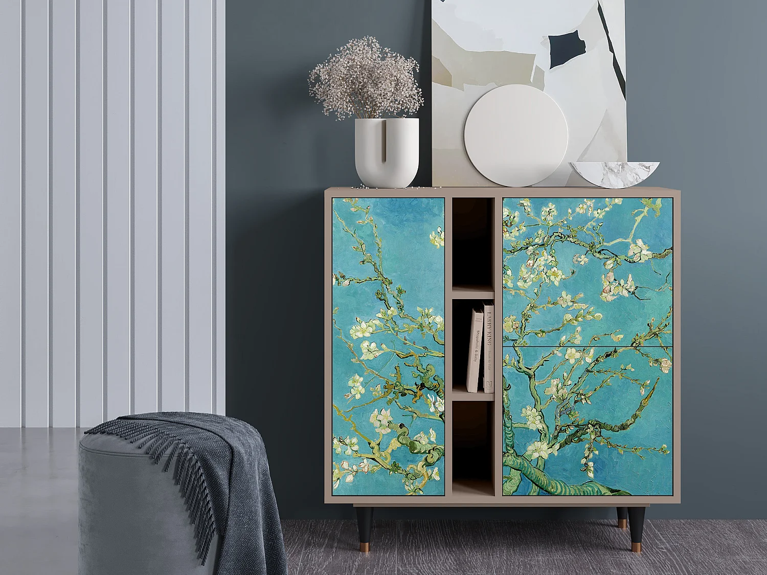 Dressoir - 94х96х41 cm - BS5 - Almond Blossom, Latte