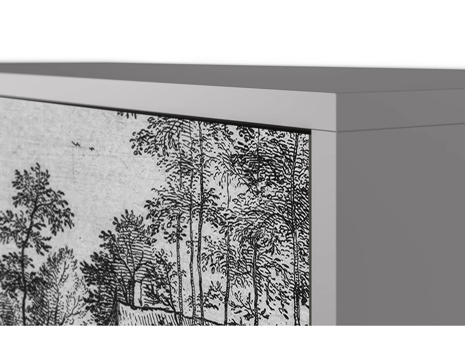 Buffet - 115х84х41 cm - S3 - Village Road, Gris