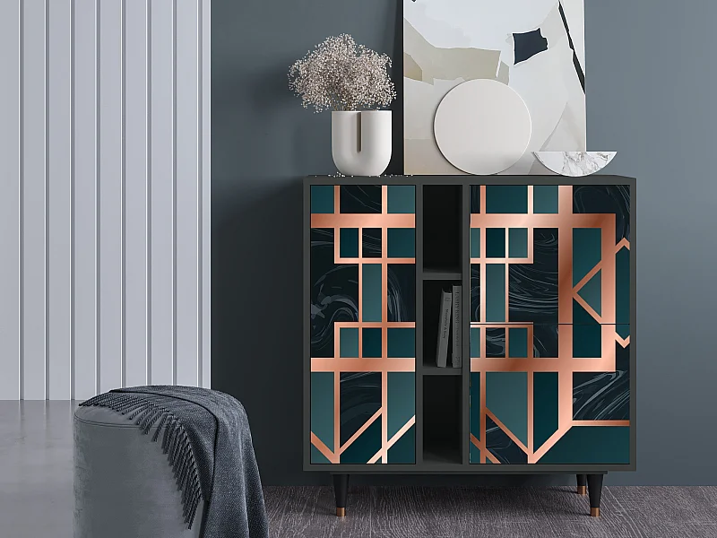 Aparador - 94х96х41 cm - BS5 - Emerald Metro, Antracite