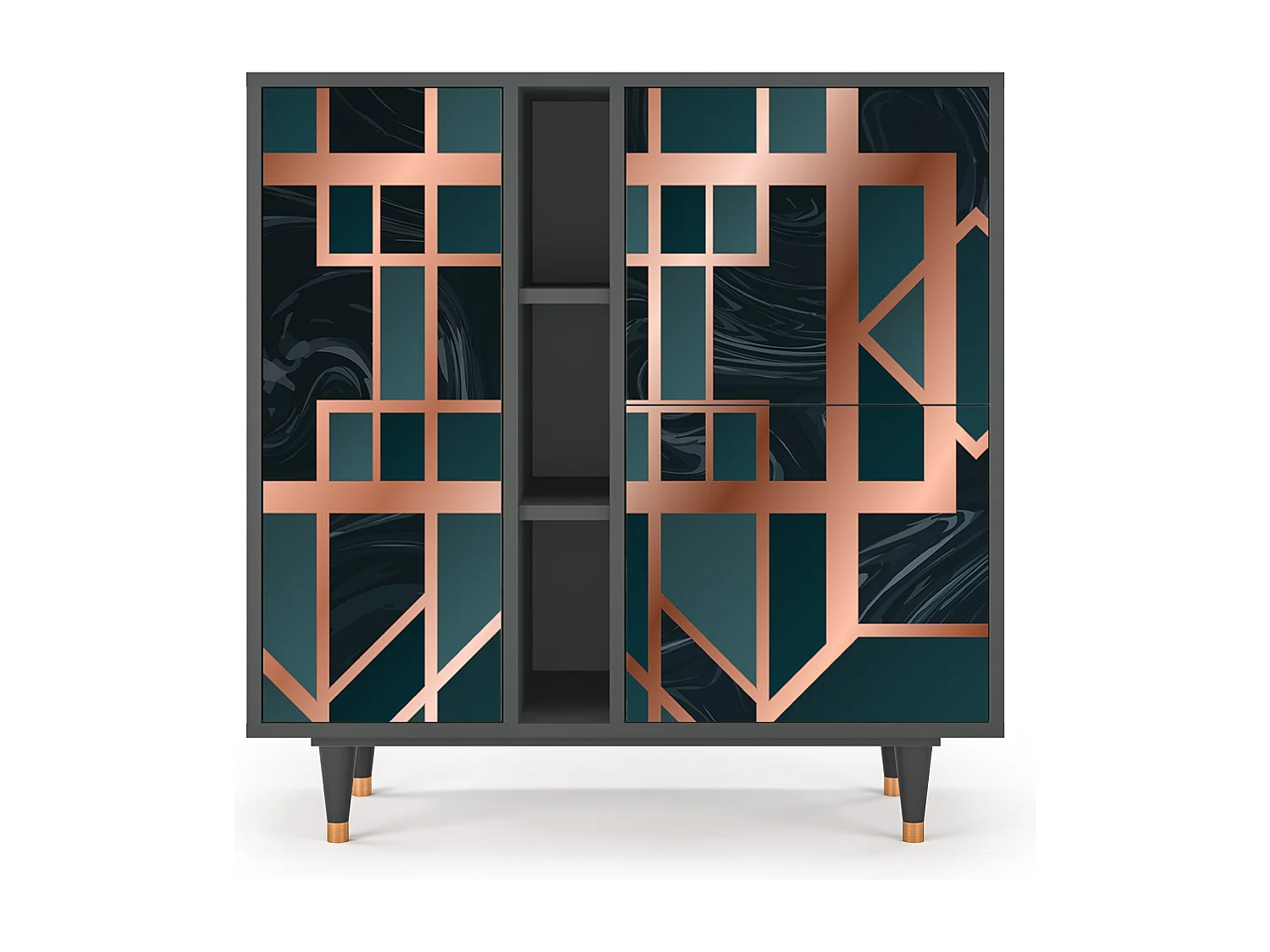 Buffet - 94х96х41 cm - BS5 - Emerald Metro, Anthracite