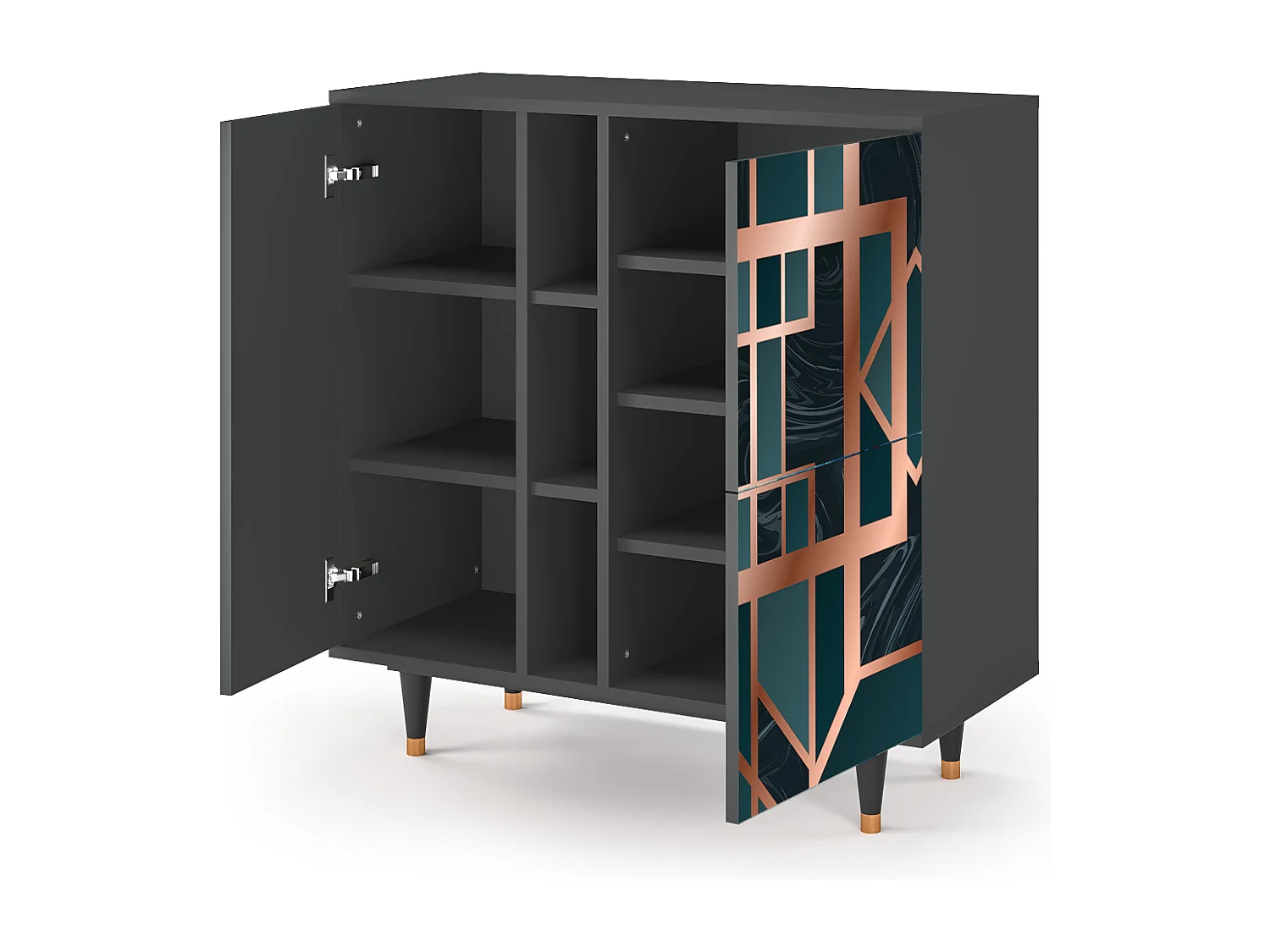 Buffet - 94х96х41 cm - BS5 - Emerald Metro, Anthracite
