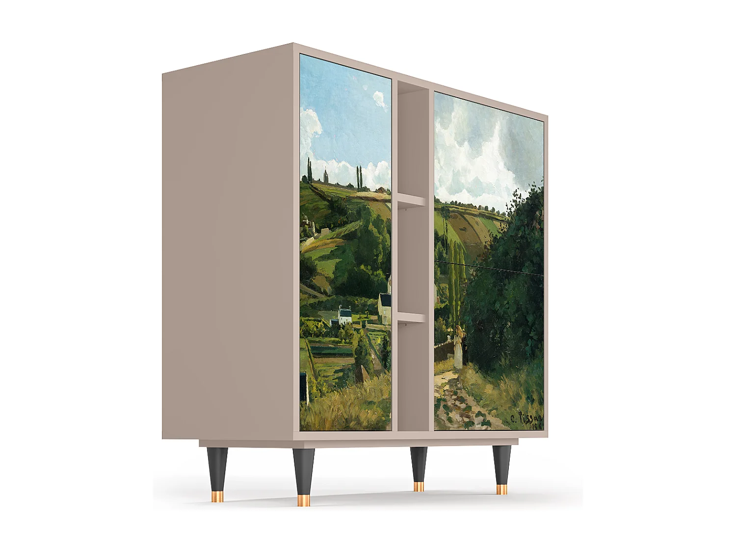 Kredens - 94х96х41 cm - BS5 - Jalais Hill by Pissarro, Latte