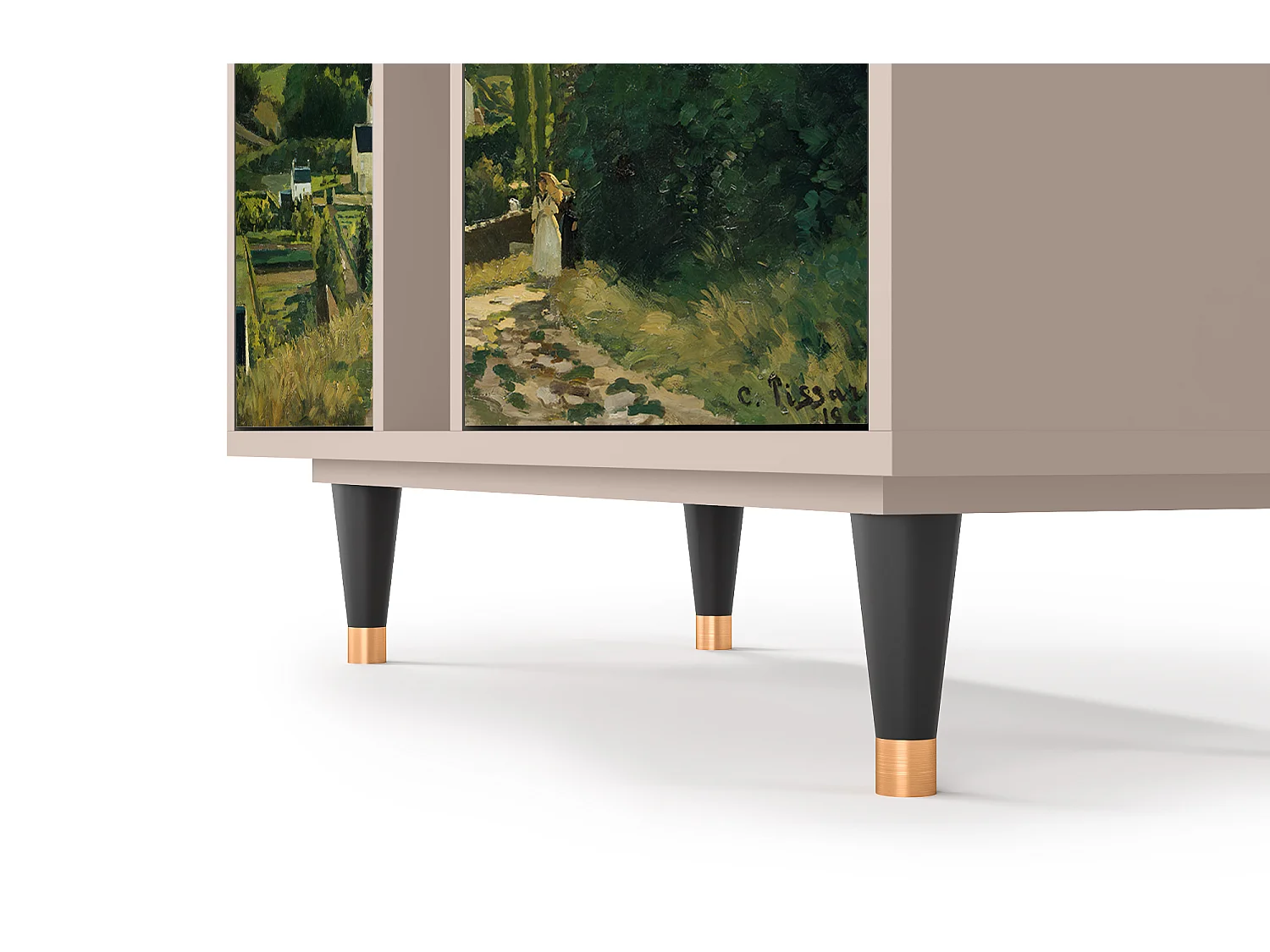 Kredens - 94х96х41 cm - BS5 - Jalais Hill by Pissarro, Latte