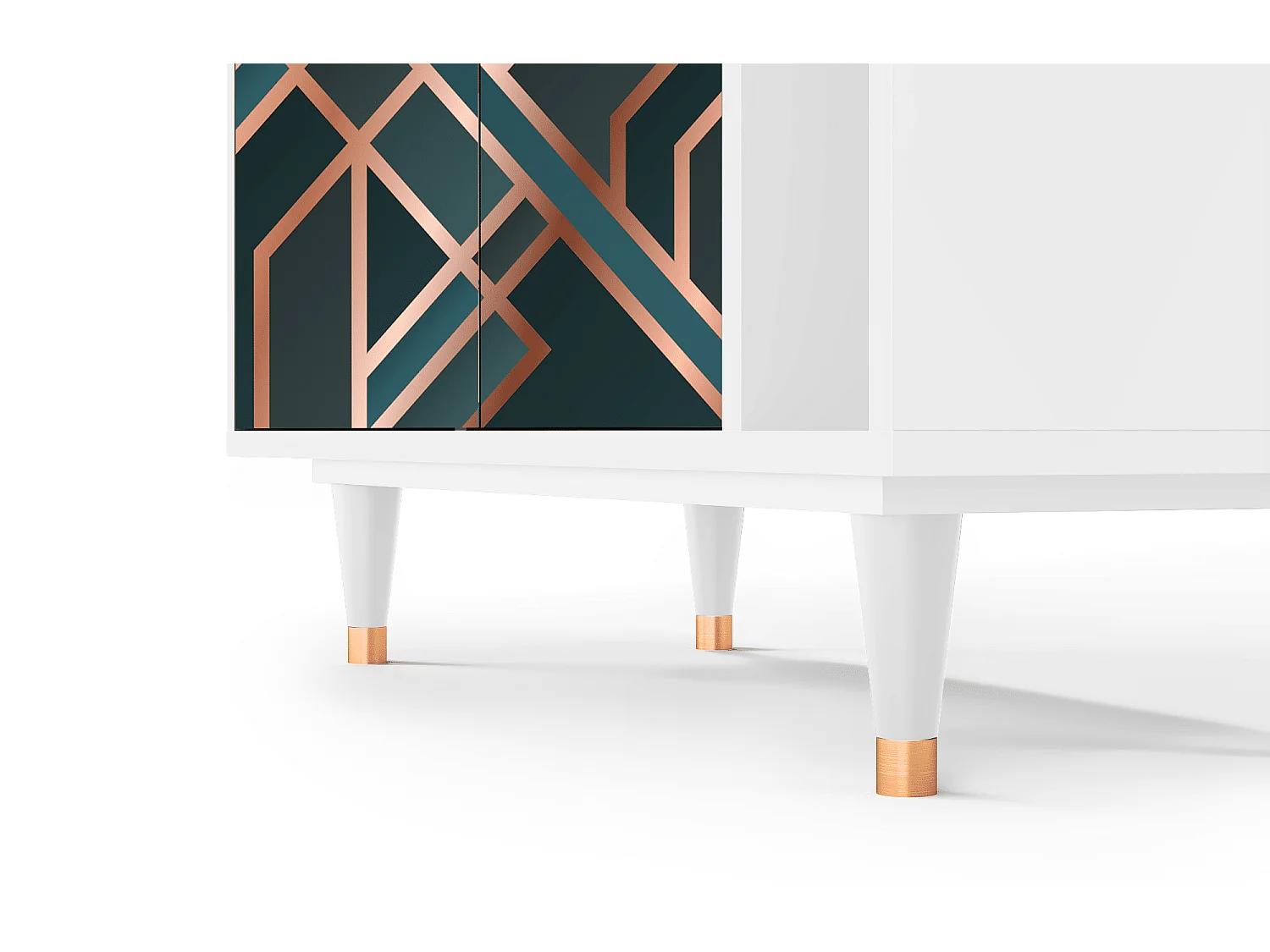 Buffet - 96х110х41 cm - BS6 - Bronze Crossroad, Blanc