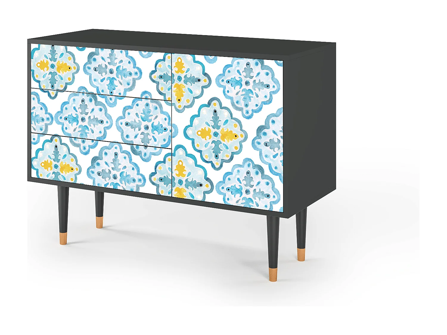 Buffet - 115х84х41 cm - S3 - Portugese tiles, Anthracite