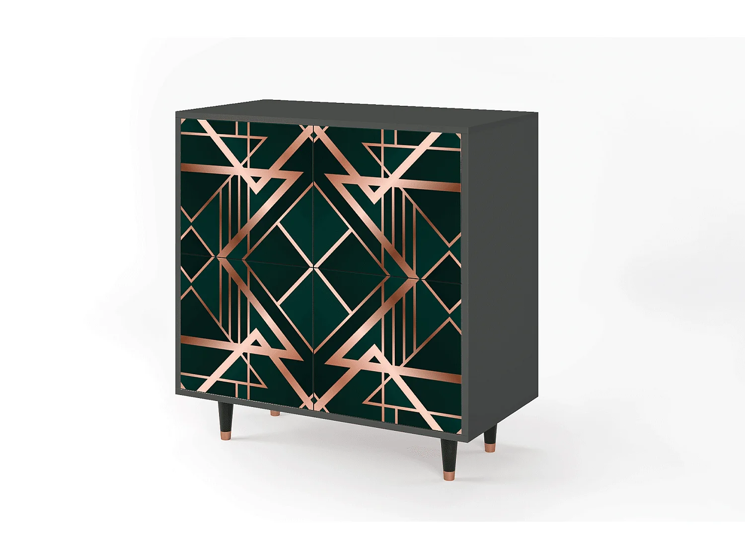 Buffet - 94x96x48 cm - BS3 - Emerald Gatsby, Anthracite