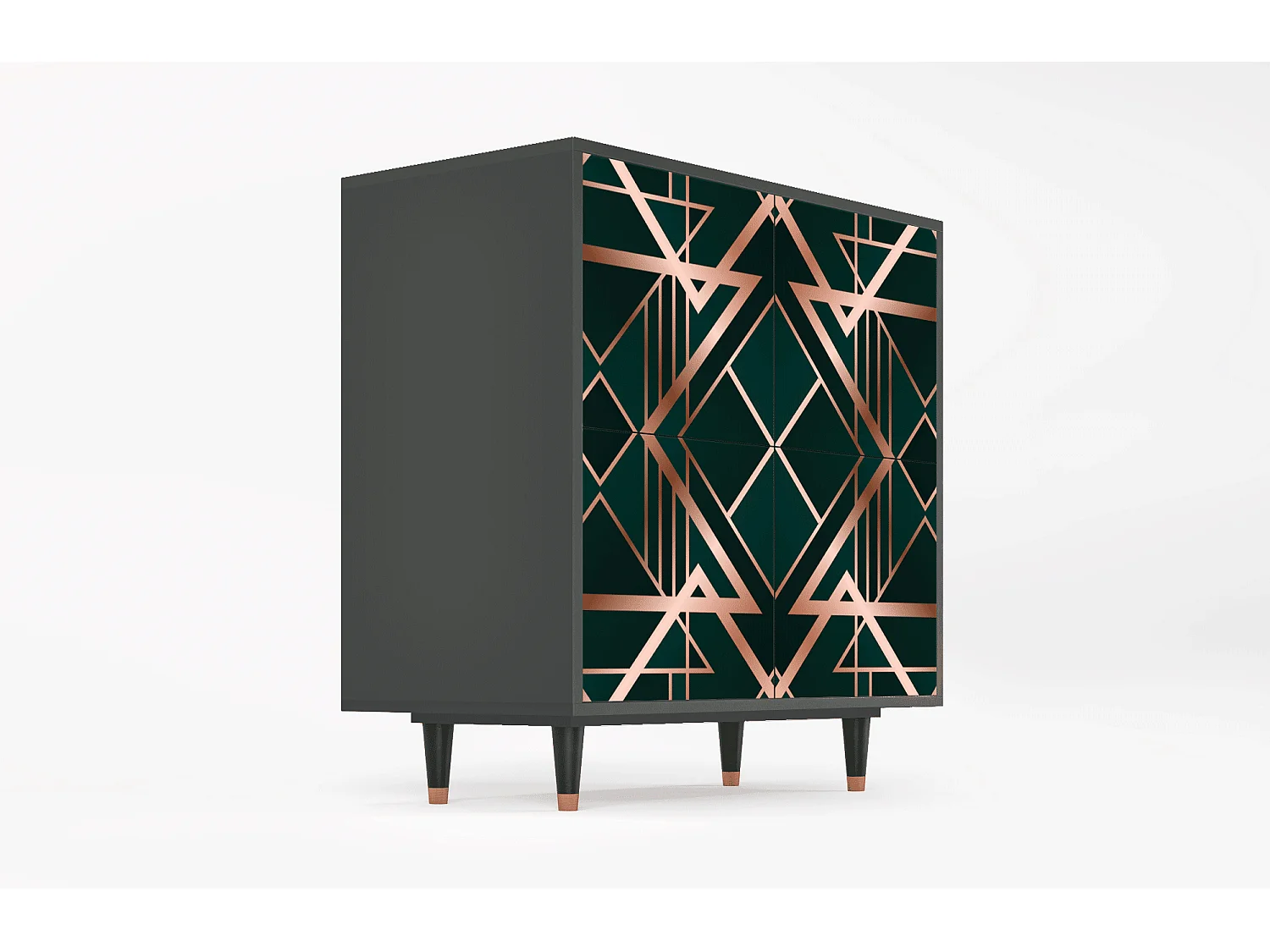 Buffet - 94x96x48 cm - BS3 - Emerald Gatsby, Anthracite