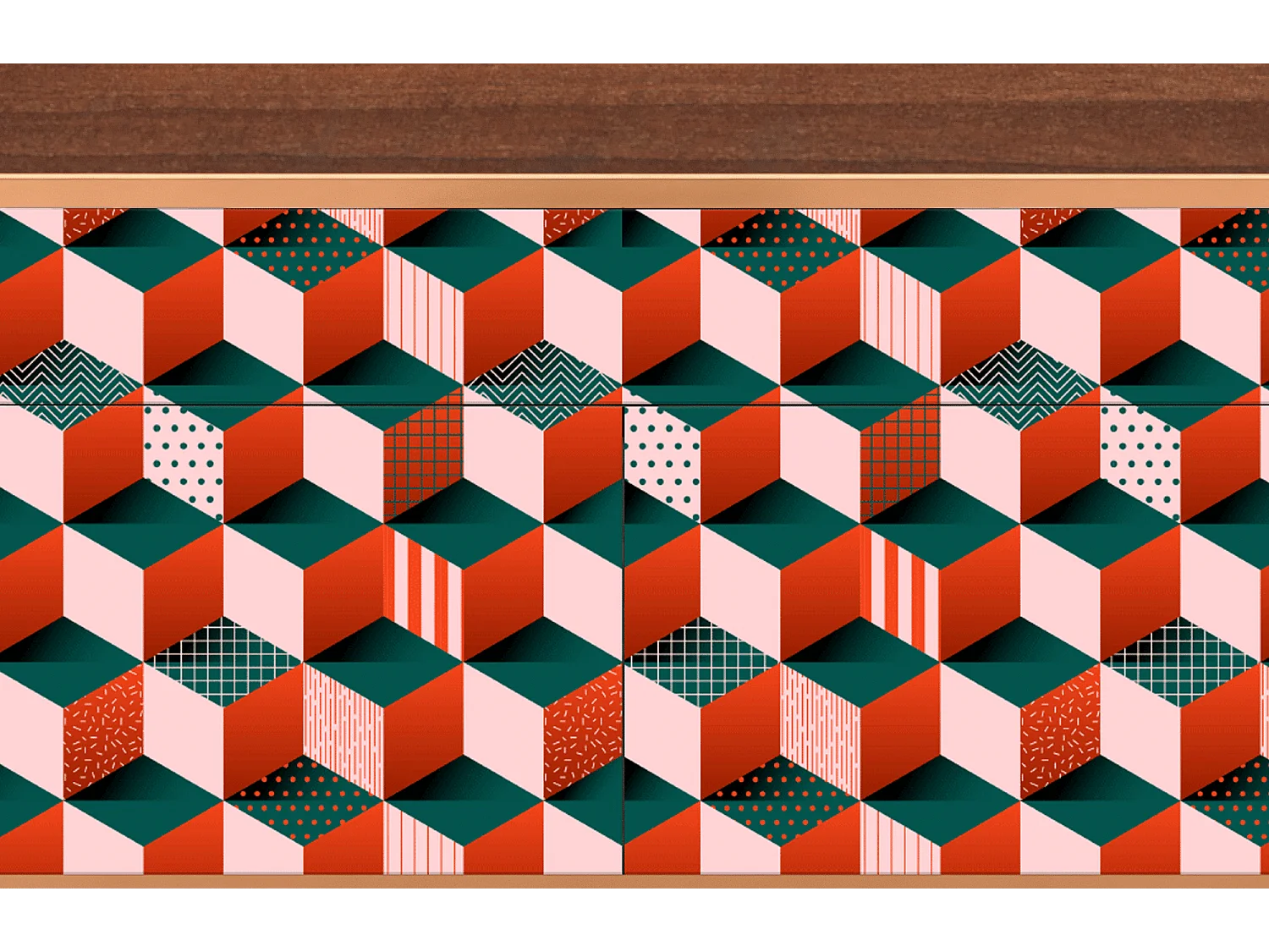 Buffet - 115x85x48 cm - BS4 - Pepsi-Cola, Noyer