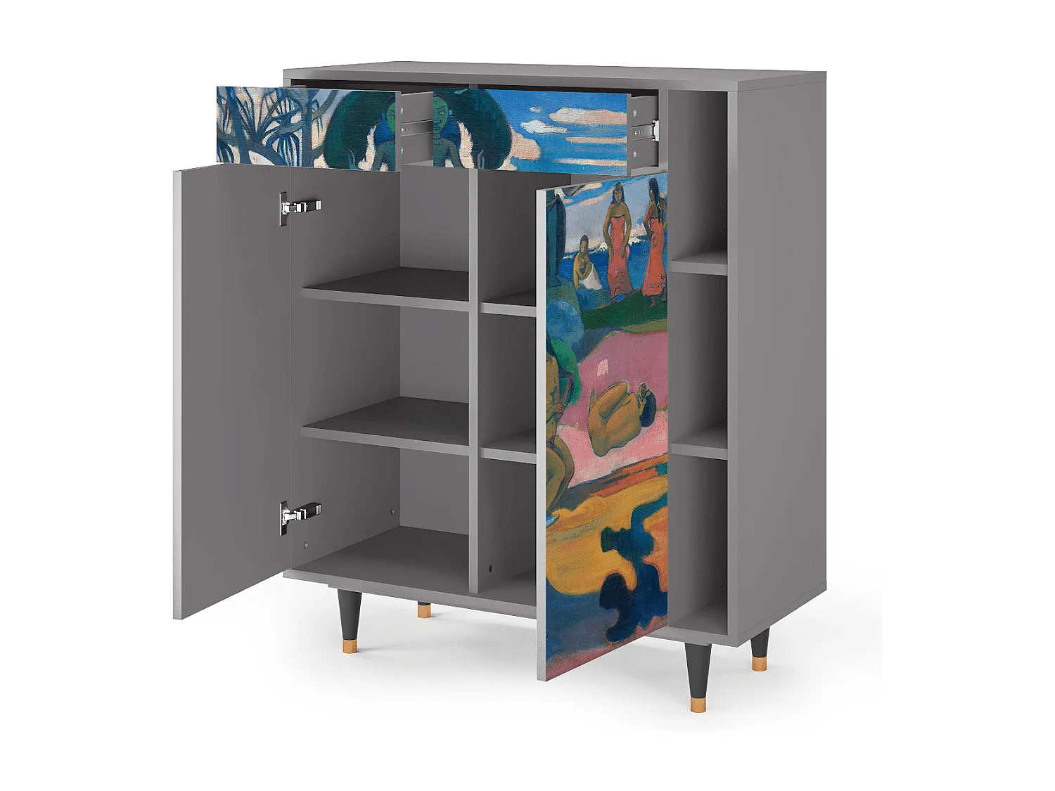 Sideboard - 96х110х41 cm - BS6 - Day of the God, Grau