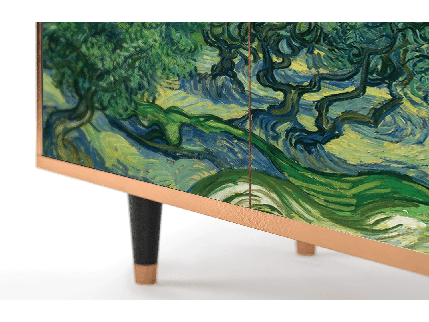 Kredens - 94x96x48 cm - BS3 - The Oil Trees, Orzech