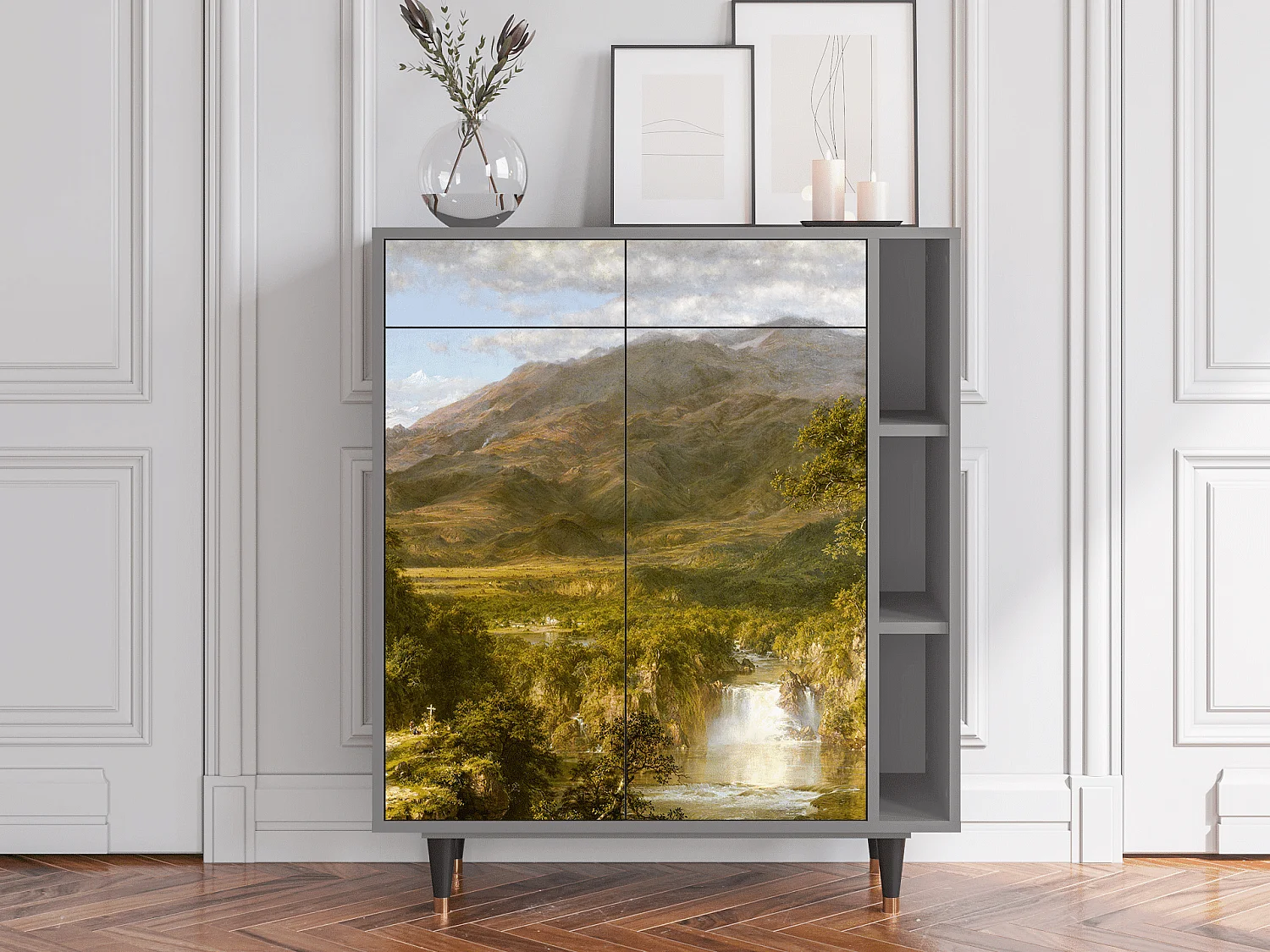 Buffet - 96х110х41 cm - BS6 - The Heart of the Andes , Gris