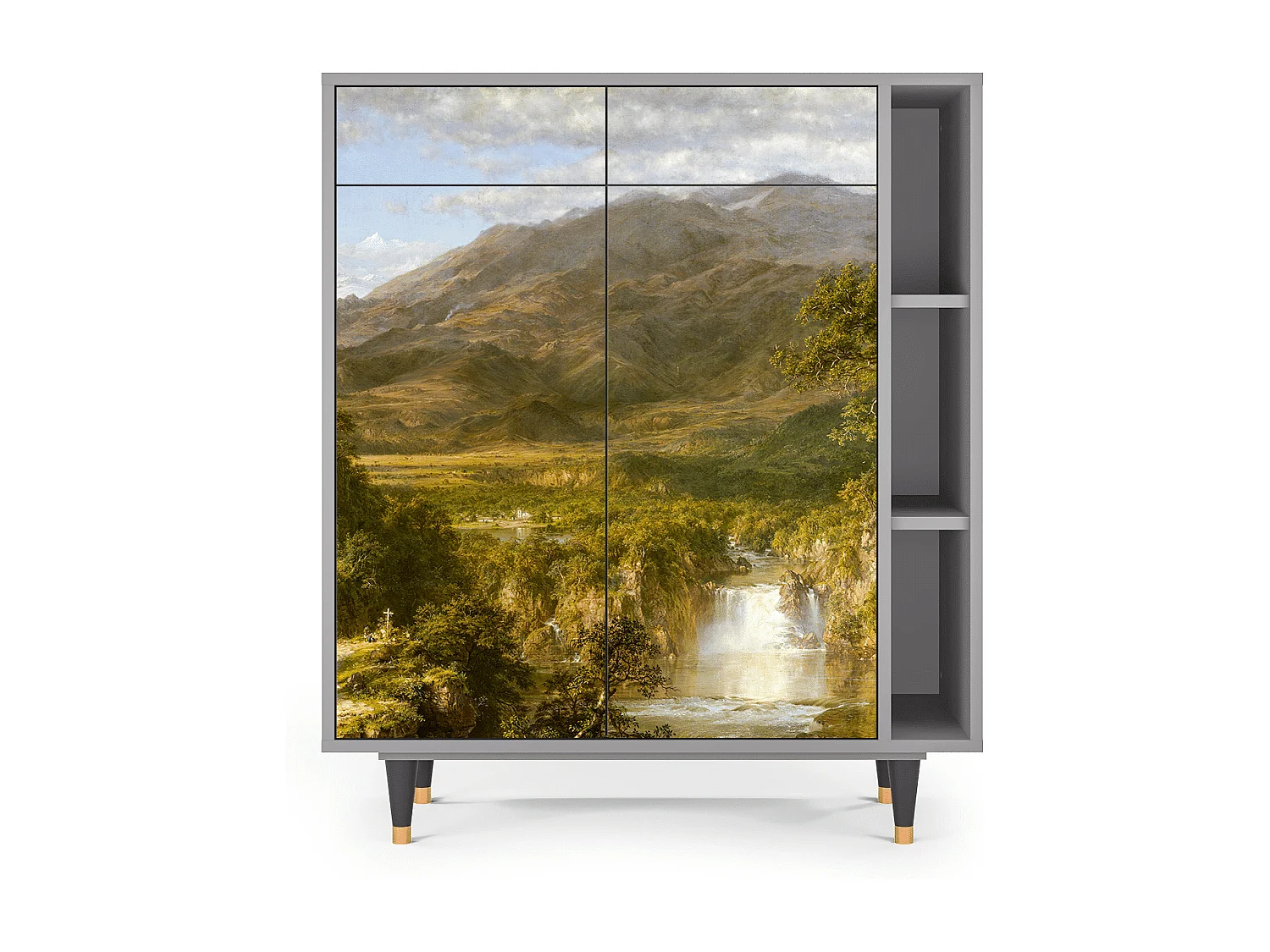 Buffet - 96х110х41 cm - BS6 - The Heart of the Andes , Gris