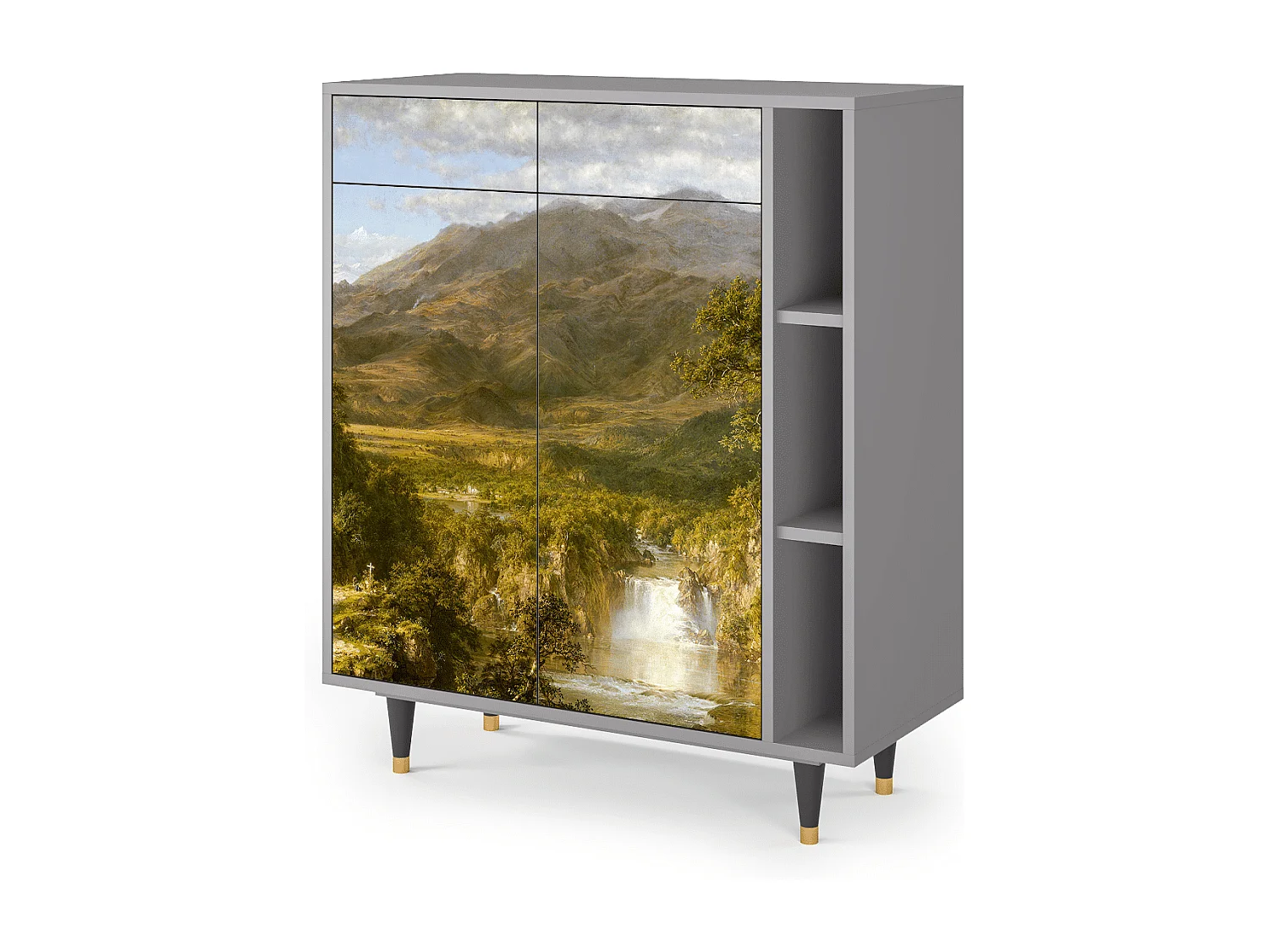 Buffet - 96х110х41 cm - BS6 - The Heart of the Andes , Gris