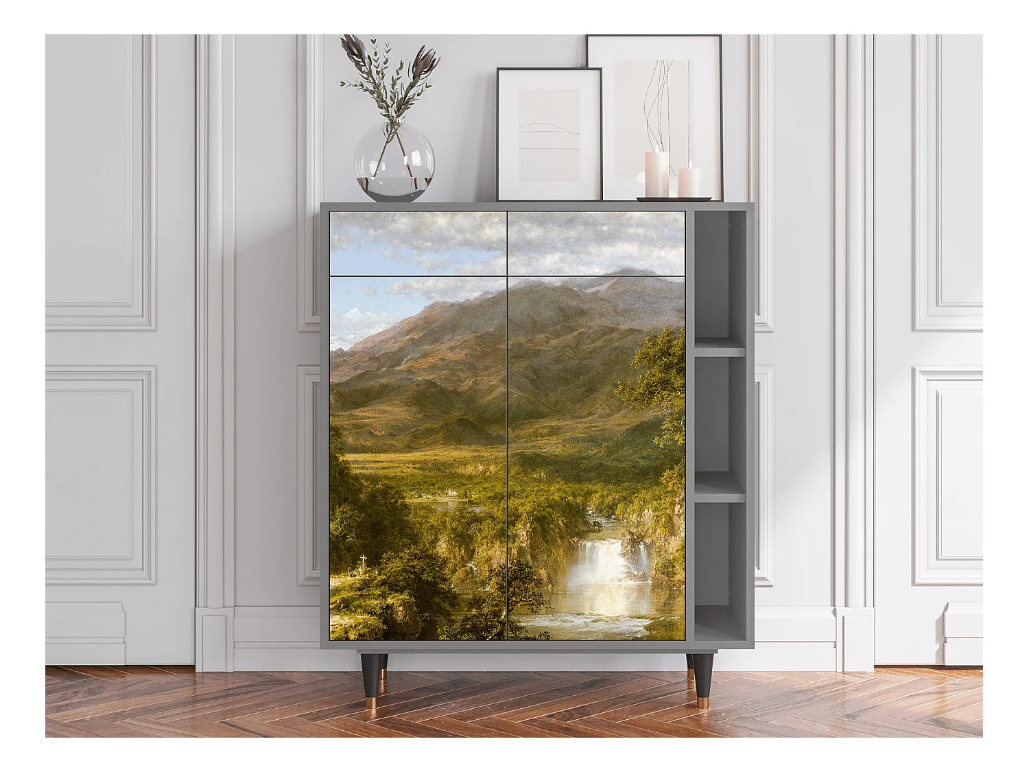 Buffet - 96х110х41 cm - BS6 - The Heart of the Andes , Gris