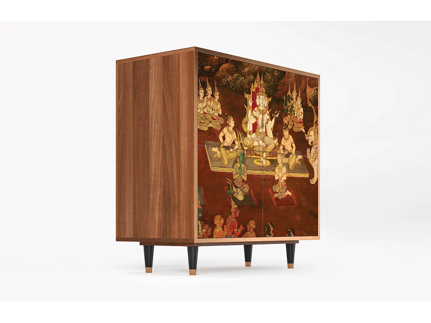 Buffet - 94x96x48 cm - BS3 - Malyavan, Noyer