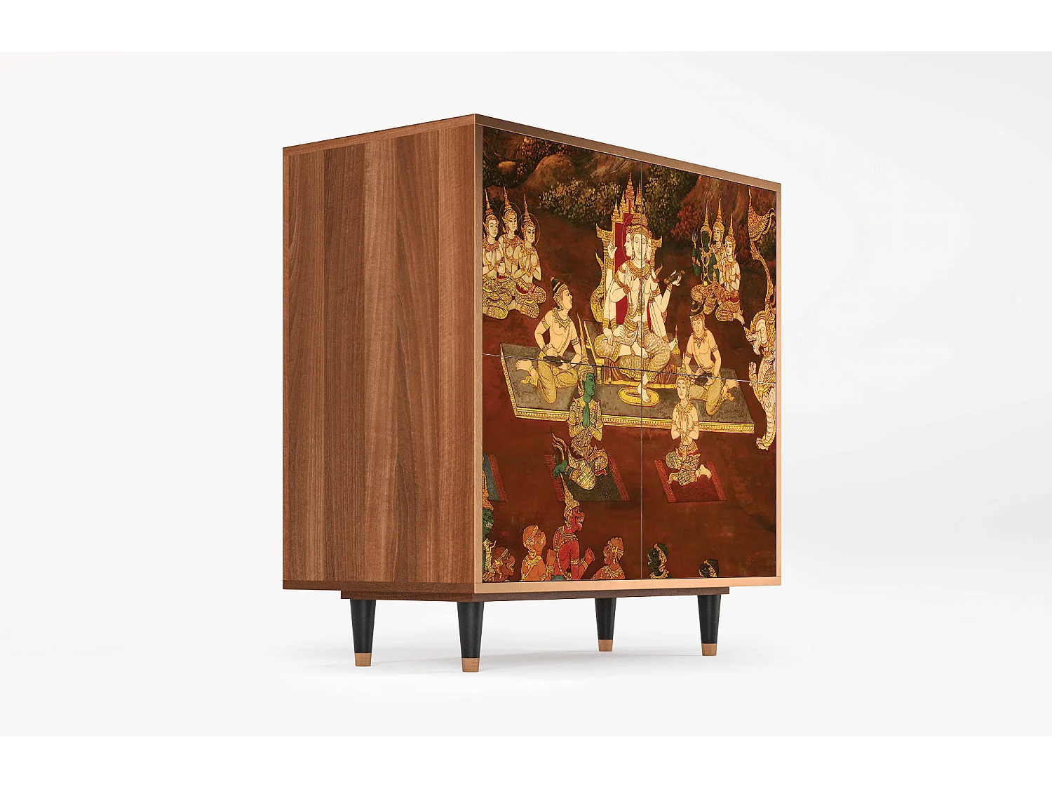 Buffet - 94x96x48 cm - BS3 - Malyavan, Noyer