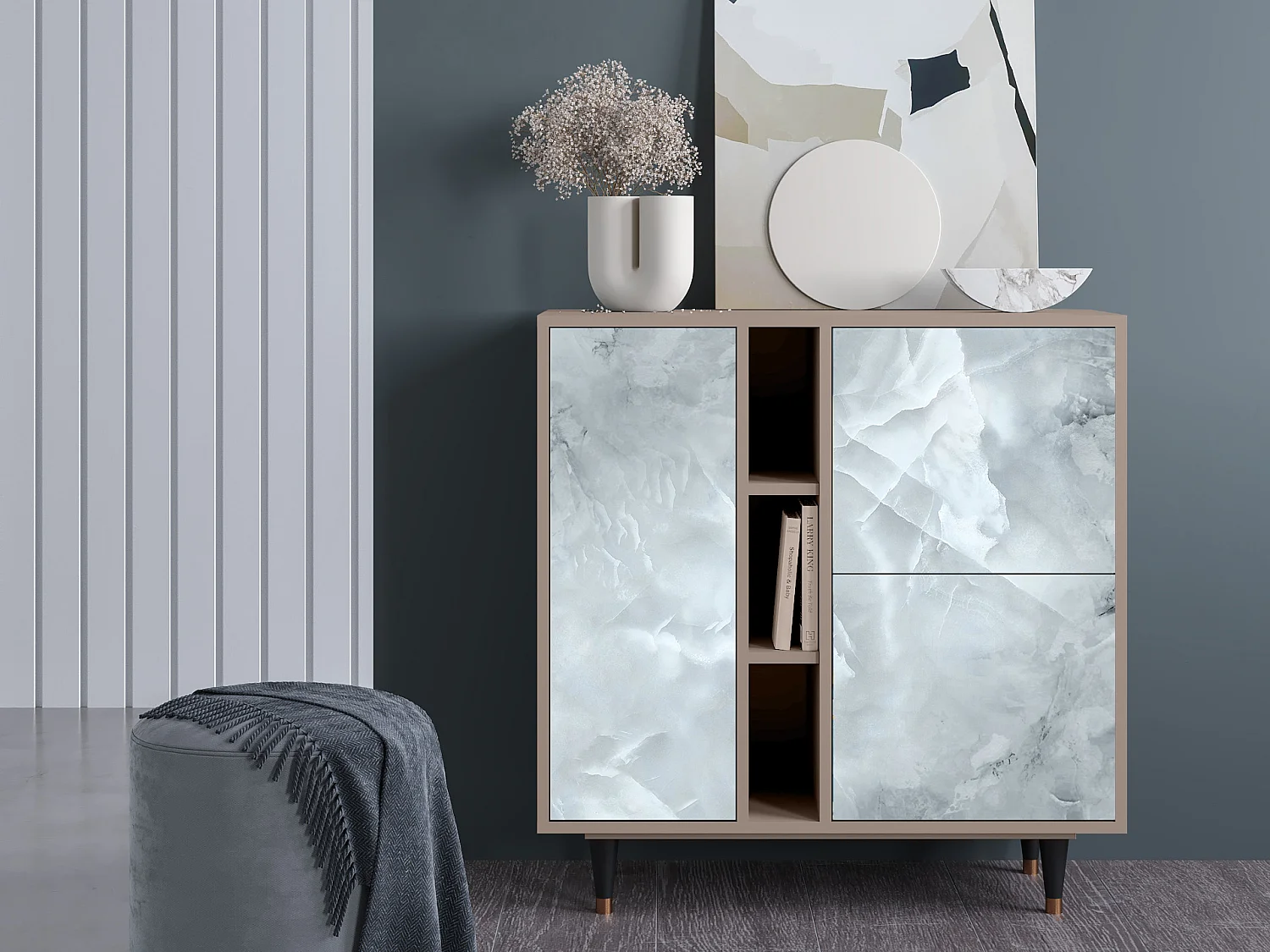 Buffet - 94х96х41 cm - BS5 - The Onyx, Latte