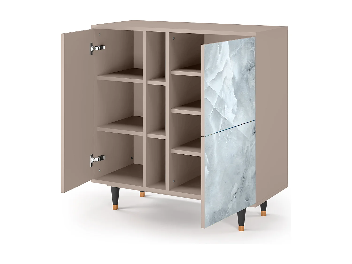 Buffet - 94х96х41 cm - BS5 - The Onyx, Latte