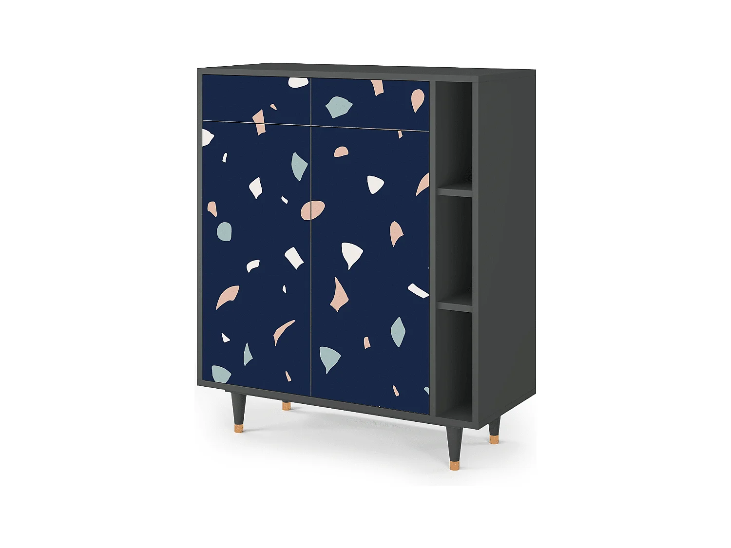 Dressoir - 96х110х41 cm - BS6 - Space Satellites, Antraciet