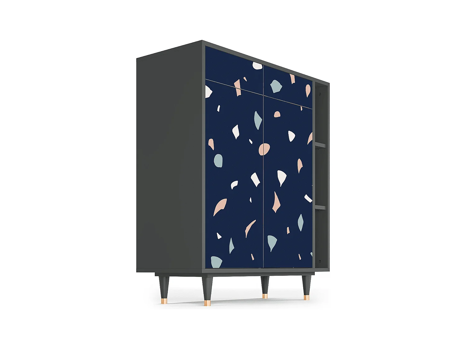 Dressoir - 96х110х41 cm - BS6 - Space Satellites, Antraciet