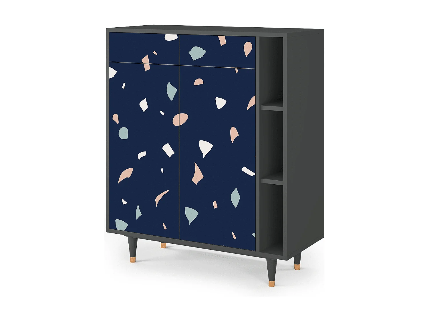 Dressoir - 96х110х41 cm - BS6 - Space Satellites, Antraciet