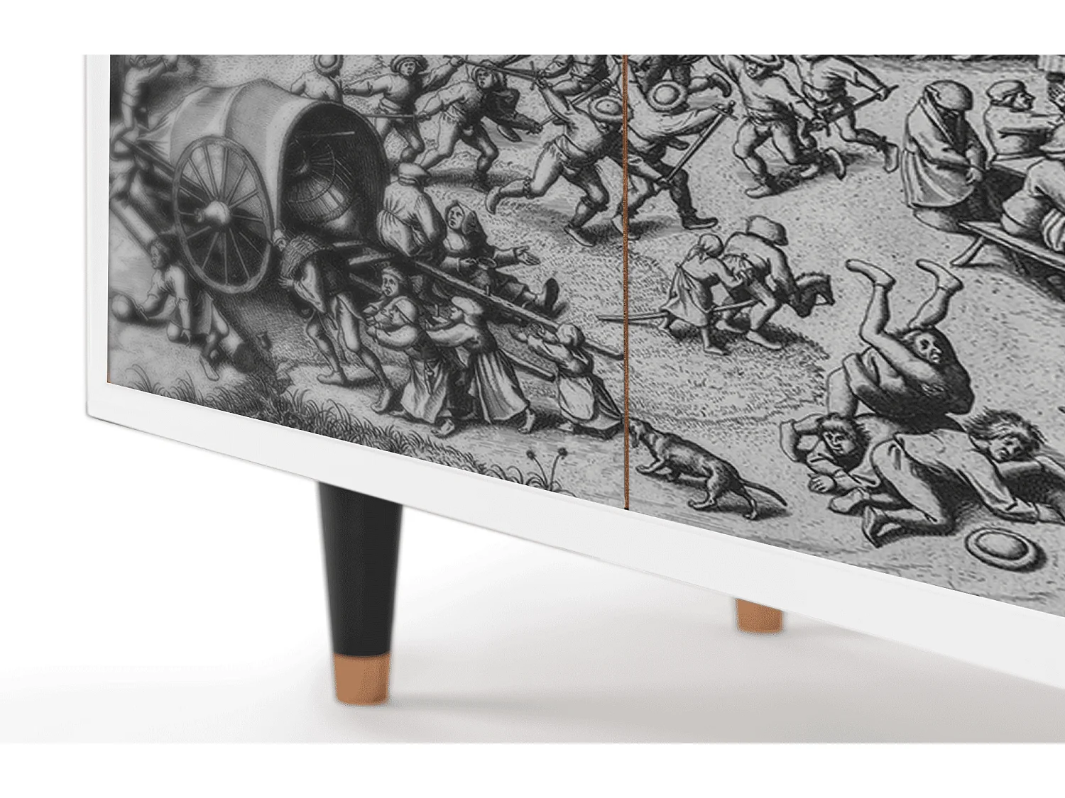 Kredens - 94x96x48 cm - BS3 - The Festival of Saint, Biały