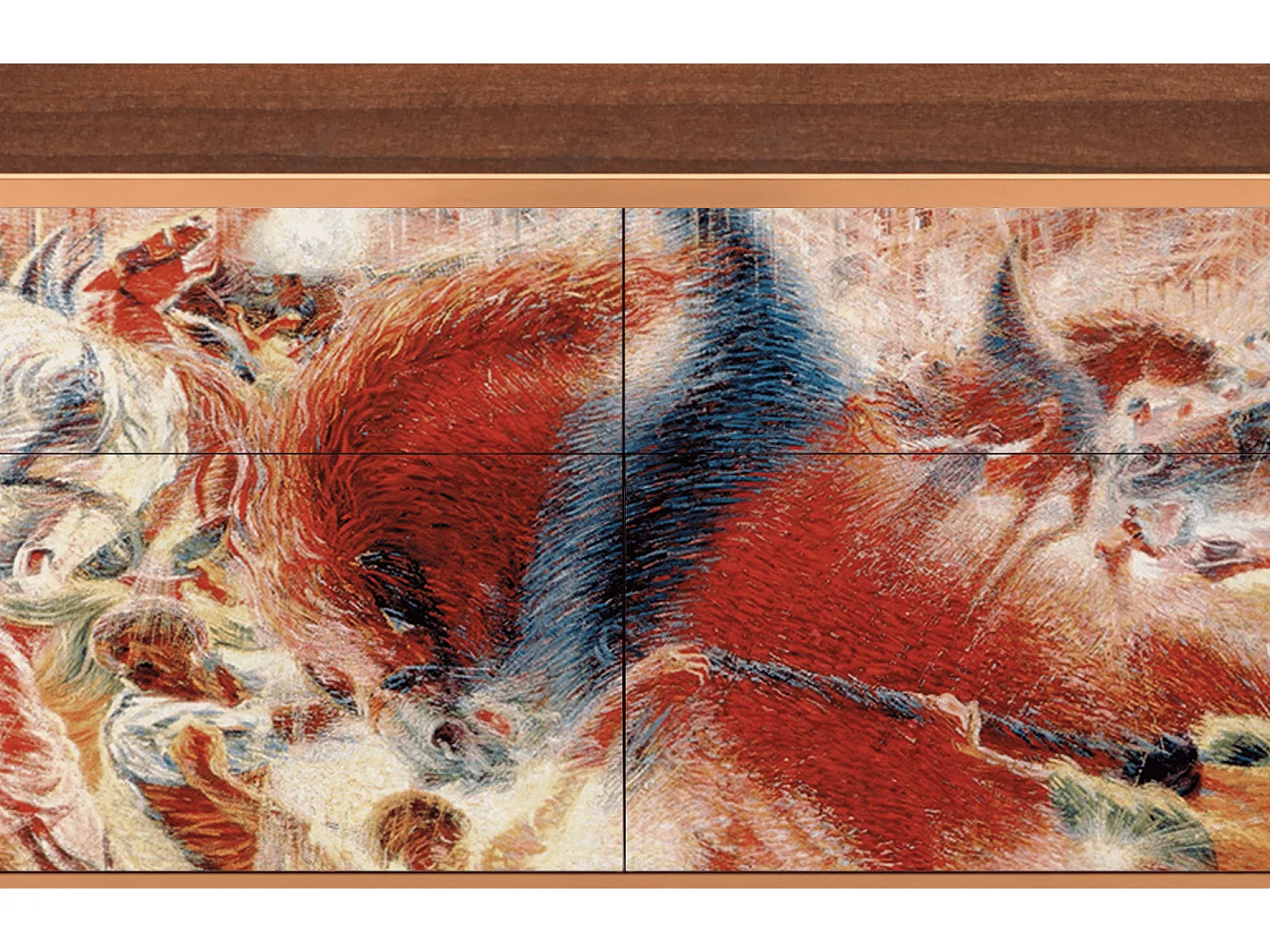 Credenza - 115x85x48 cm - BS4 - The City Rises, Noce