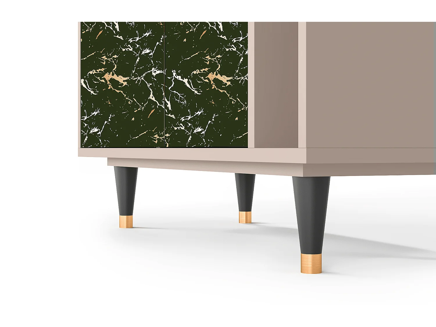 Kredens - 96х110х41 cm - BS6 - Amazon Forest, Latte