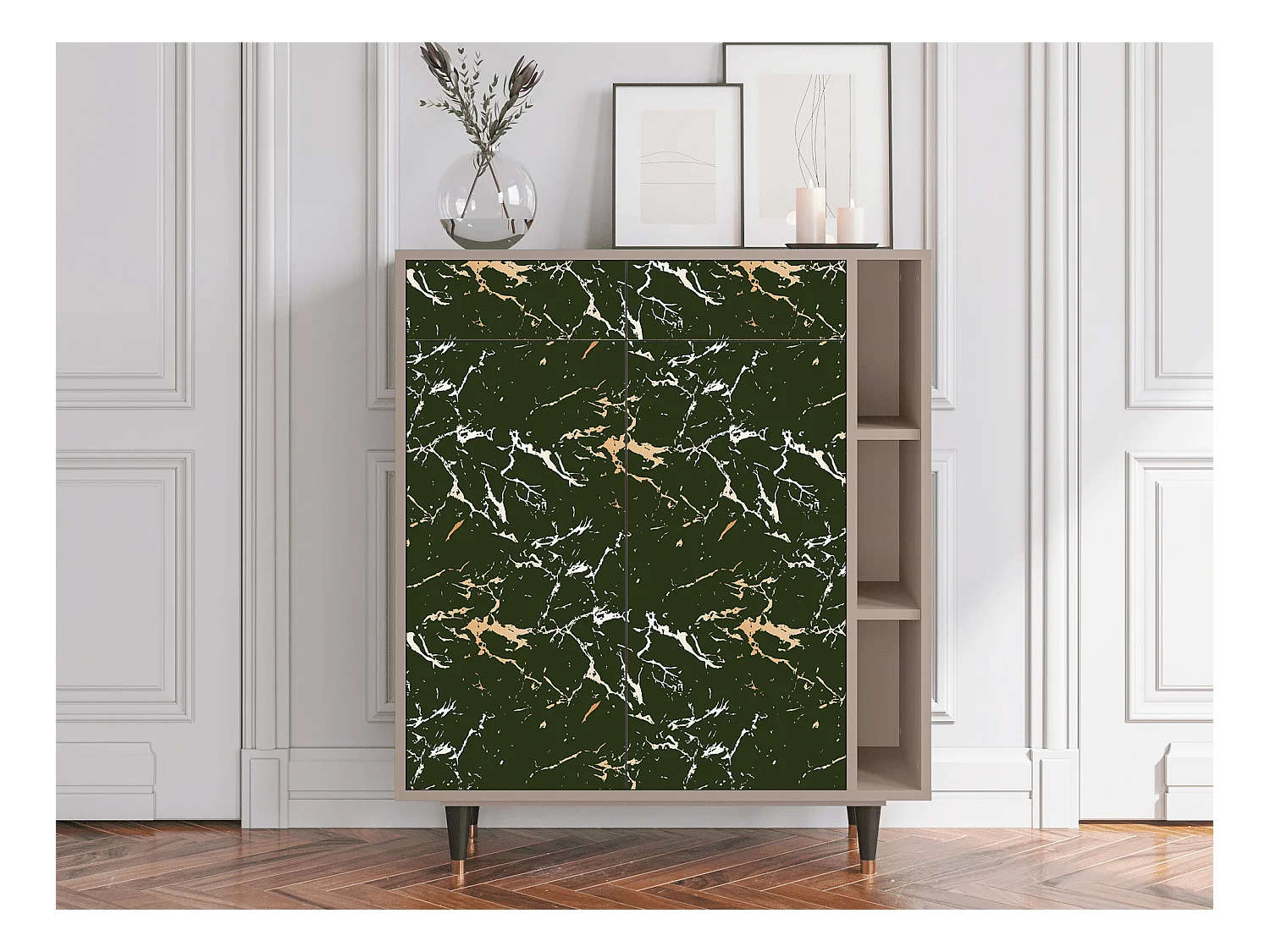 Dressoir - 96х110х41 cm - BS6 - Amazon Forest, Latte
