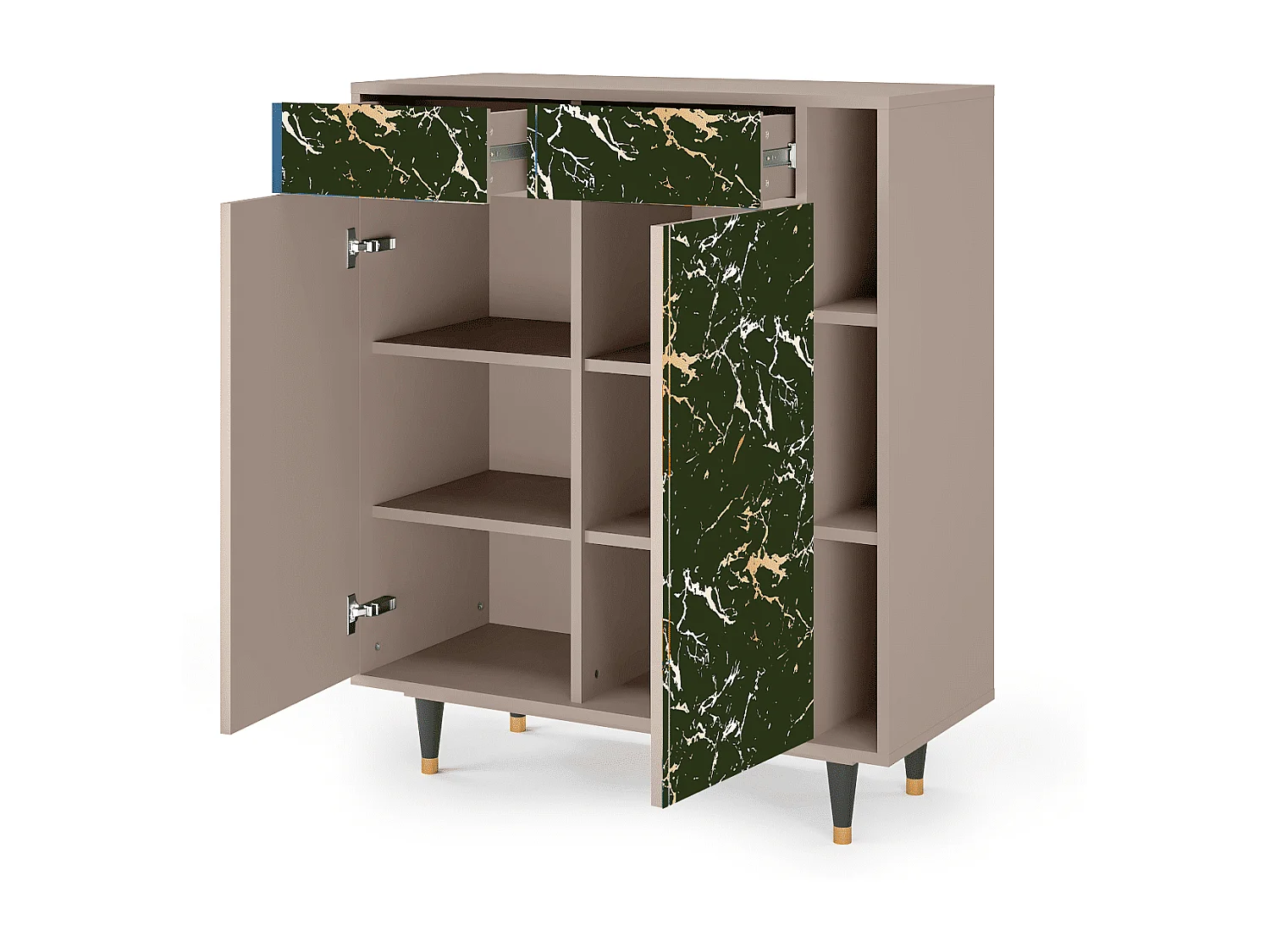 Buffet - 96х110х41 cm - BS6 - Amazon Forest, Latte