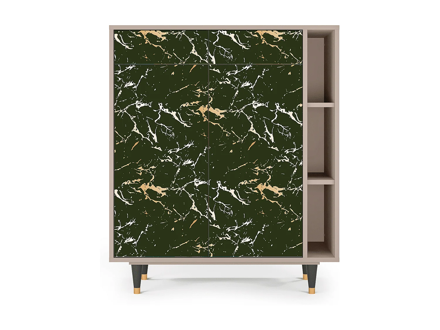 Dressoir - 96х110х41 cm - BS6 - Amazon Forest, Latte