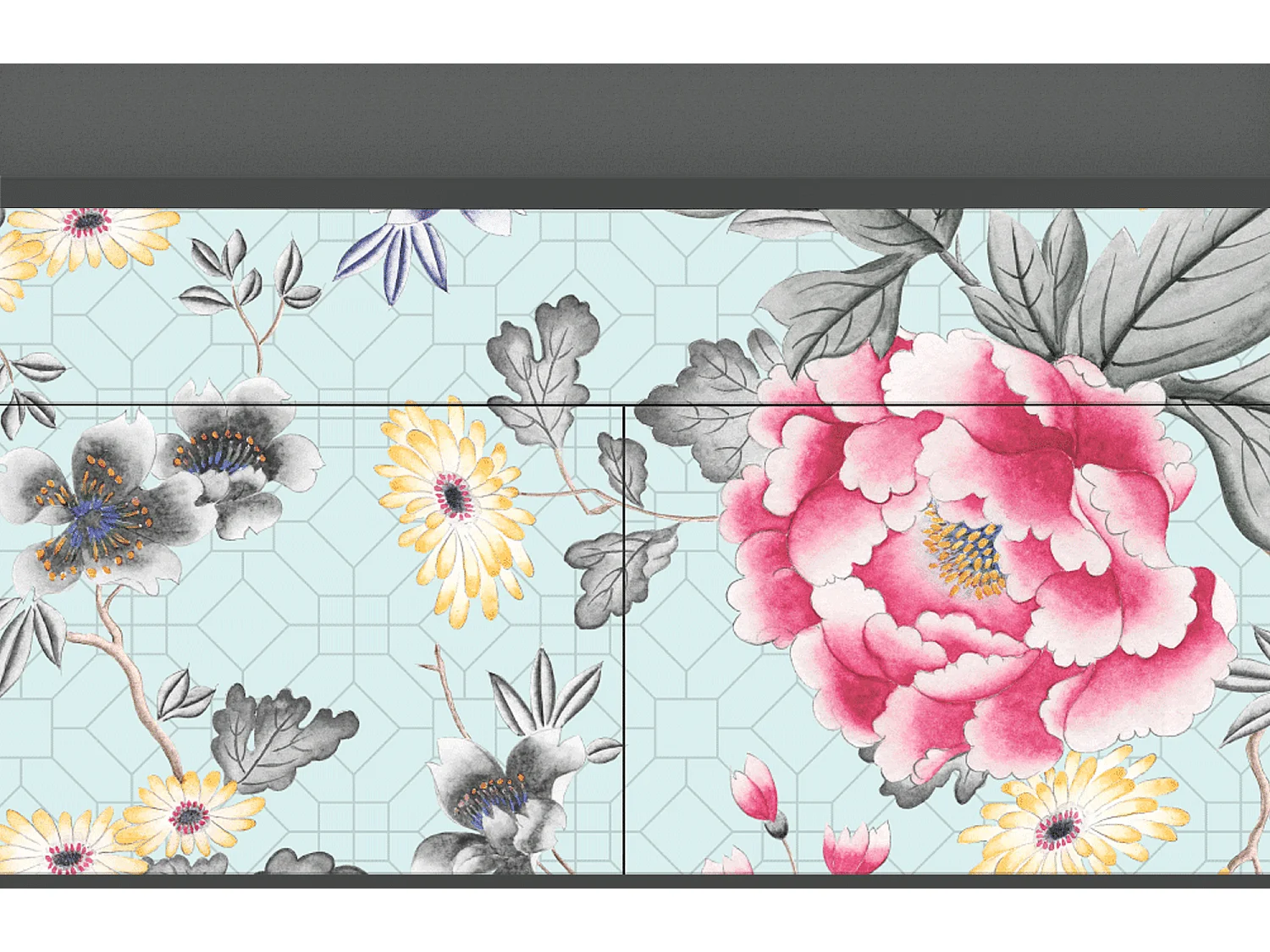 Kredens - 115x85x48 cm - BS4 - Sky Garden, Antracyt