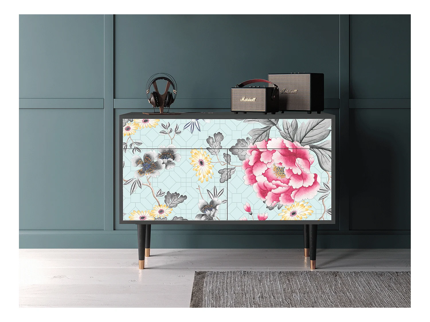 Buffet - 115x85x48 cm - BS4 - Sky Garden, Anthracite
