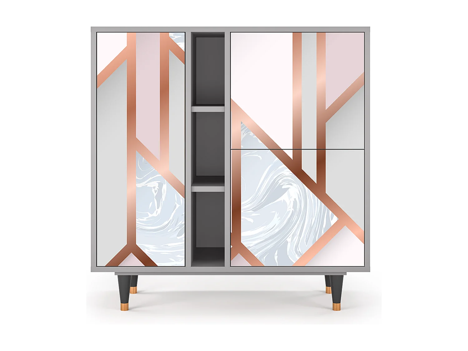 Buffet - 94х96х41 cm - BS5 - Champagne Story, Gris