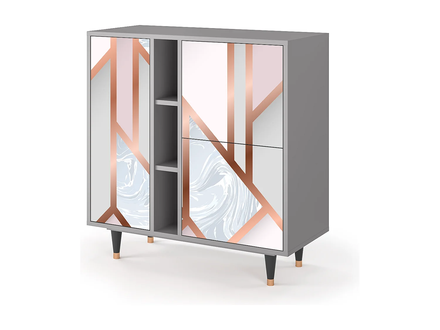 Buffet - 94х96х41 cm - BS5 - Champagne Story, Gris