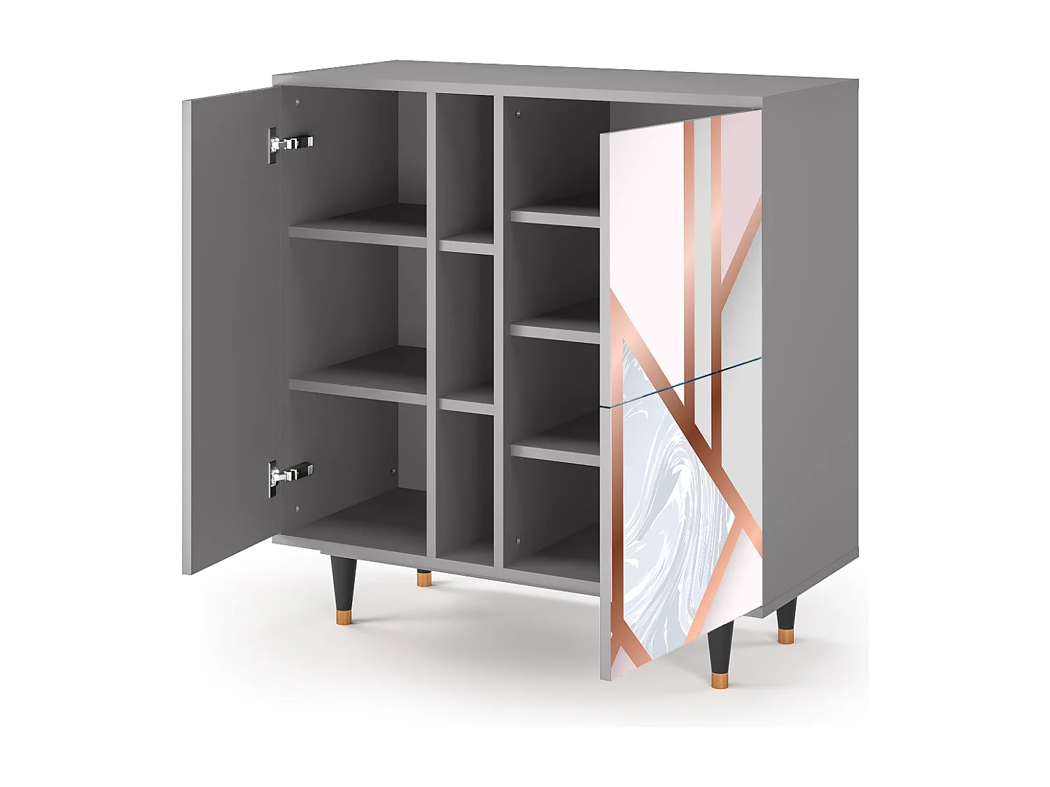 Buffet - 94х96х41 cm - BS5 - Champagne Story, Gris