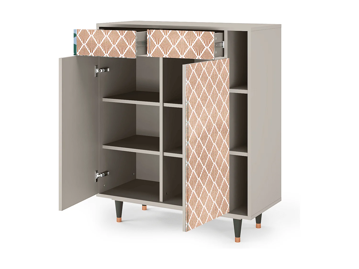 Credenza - 96х110х41 cm - BS6 - Pastel Sunrise, Sabbia