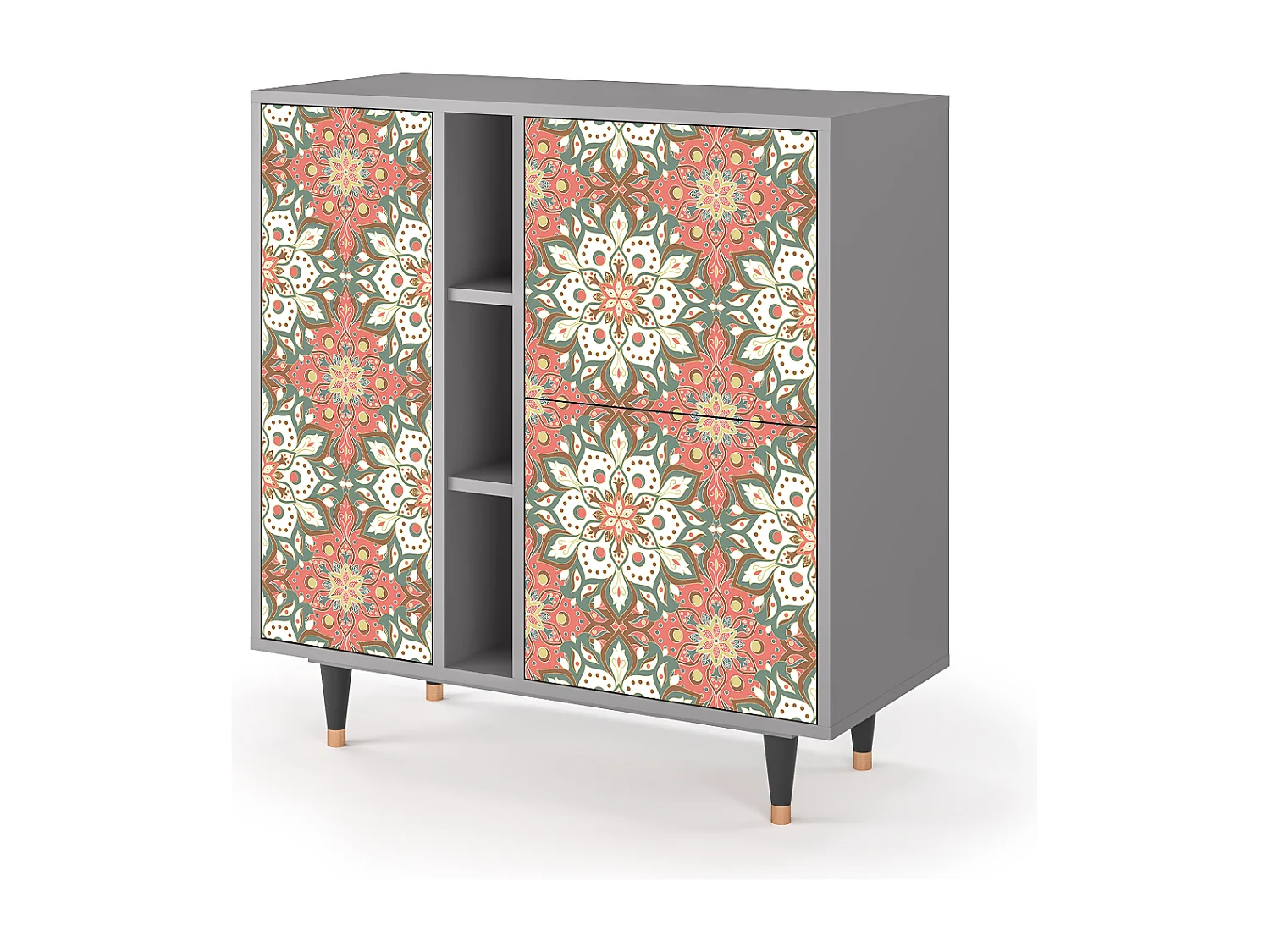 Aparador - 94х96х41 cm - BS5 - Peach Grove, Gris