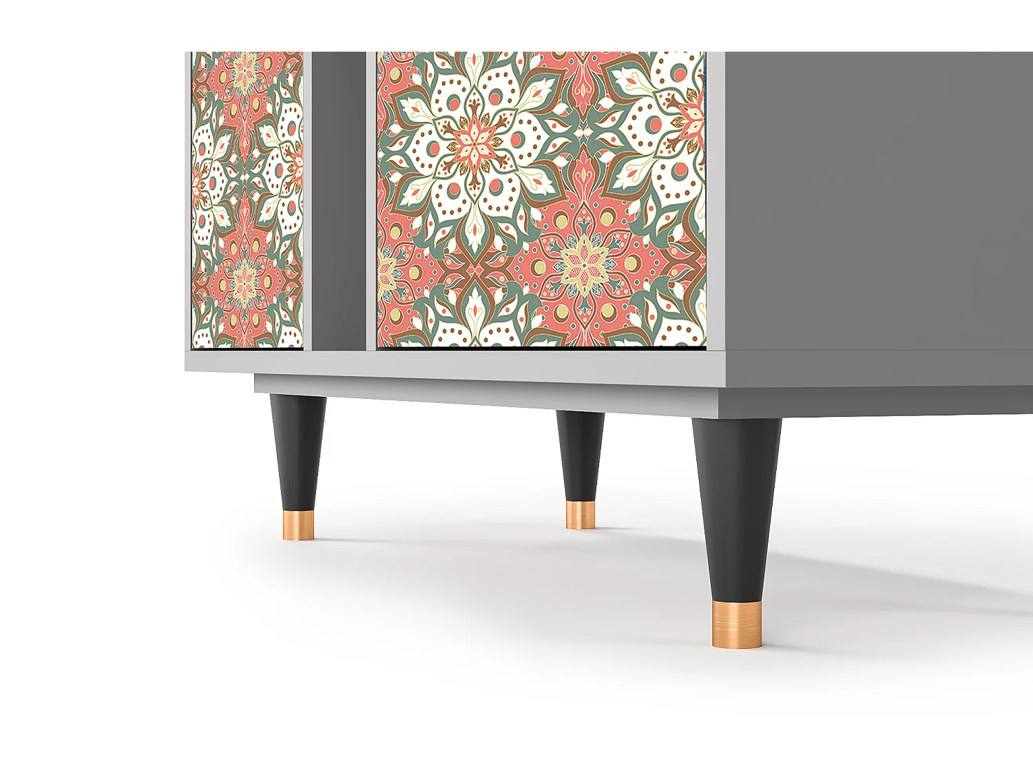 Kredens - 94х96х41 cm - BS5 - Peach Grove, Szary