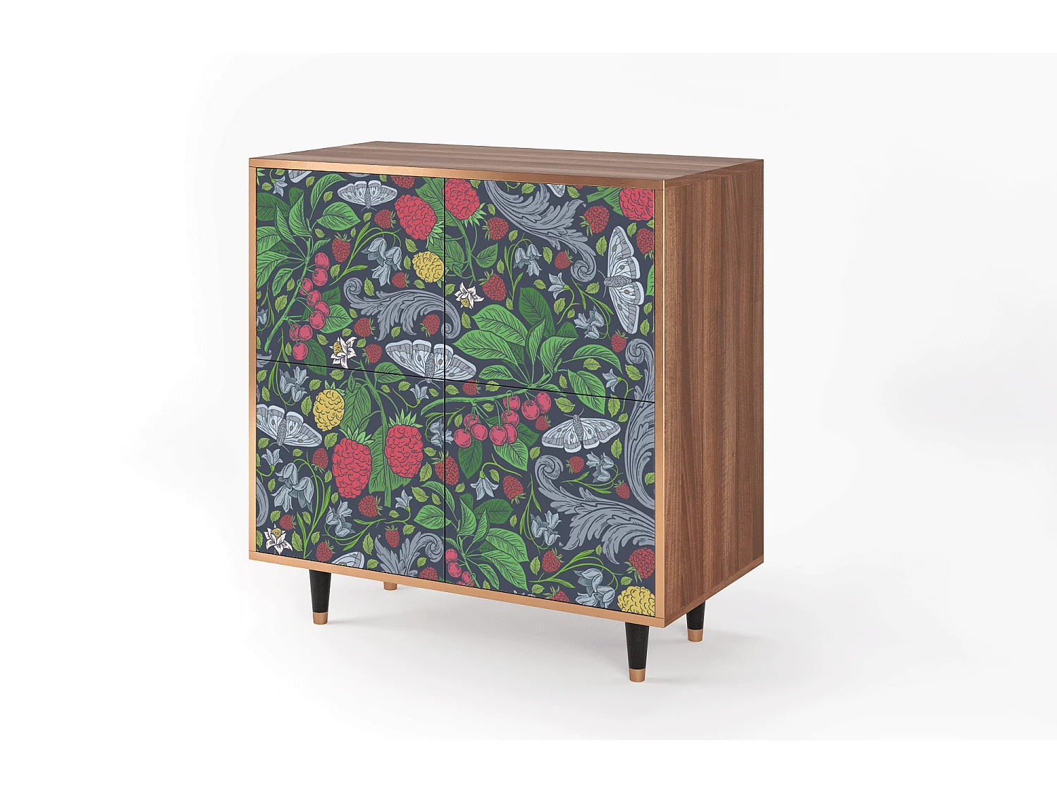 Credenza - 94x96x48 cm - BS3 - Summer Berries, Noce