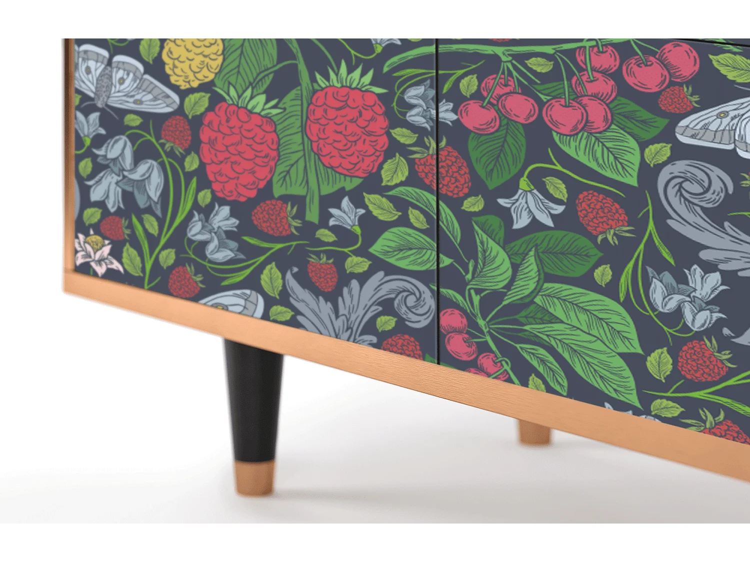 Credenza - 94x96x48 cm - BS3 - Summer Berries, Noce