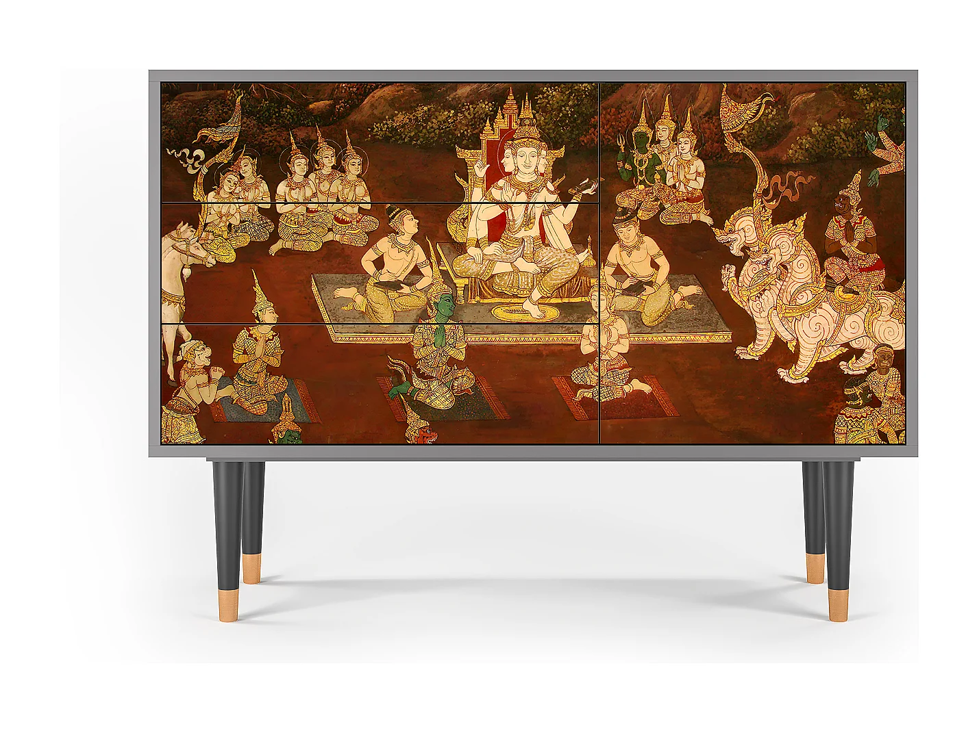 Buffet - 115х84х41 cm - S3 - Malyavan, Gris