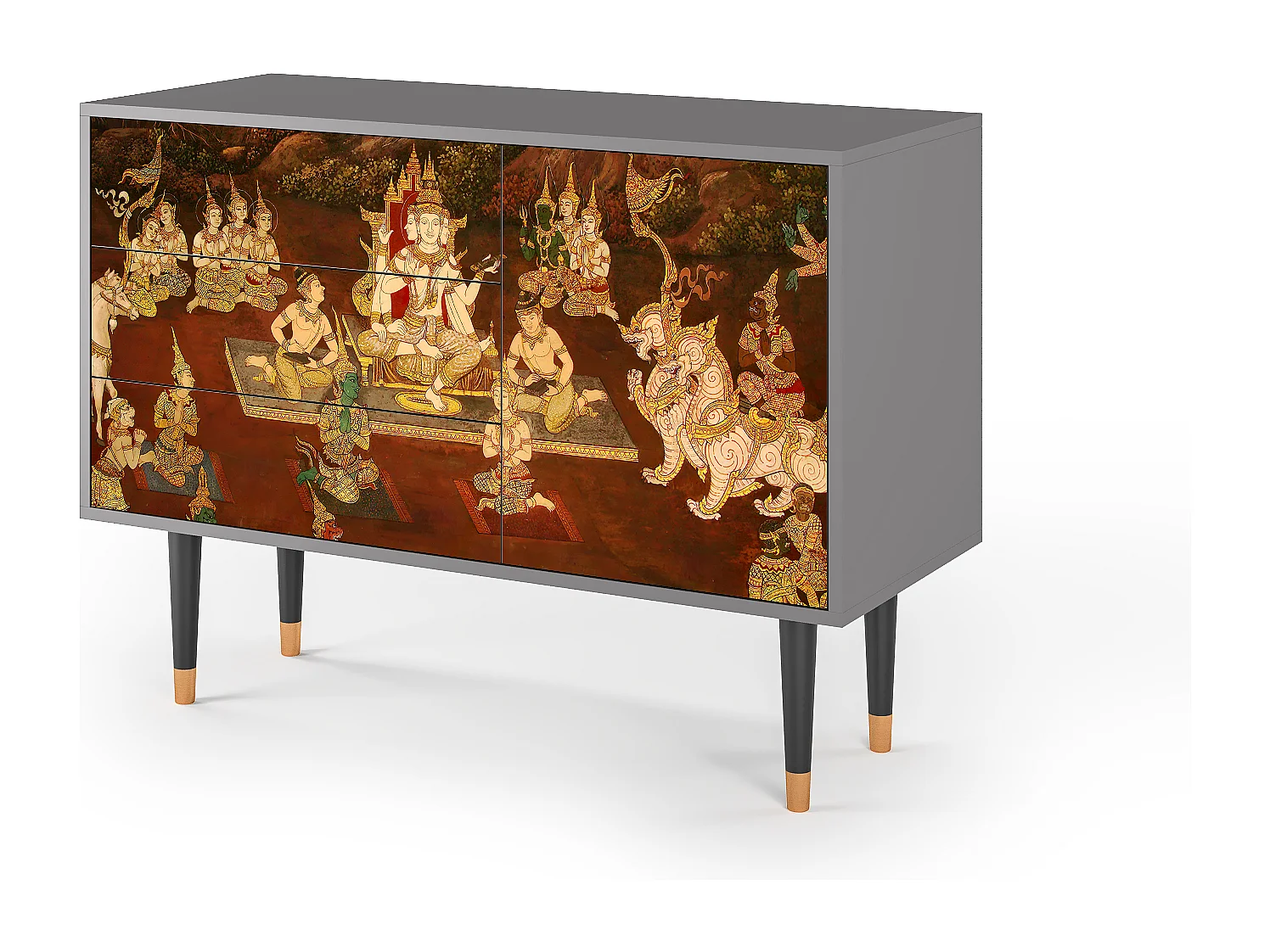 Buffet - 115х84х41 cm - S3 - Malyavan, Gris