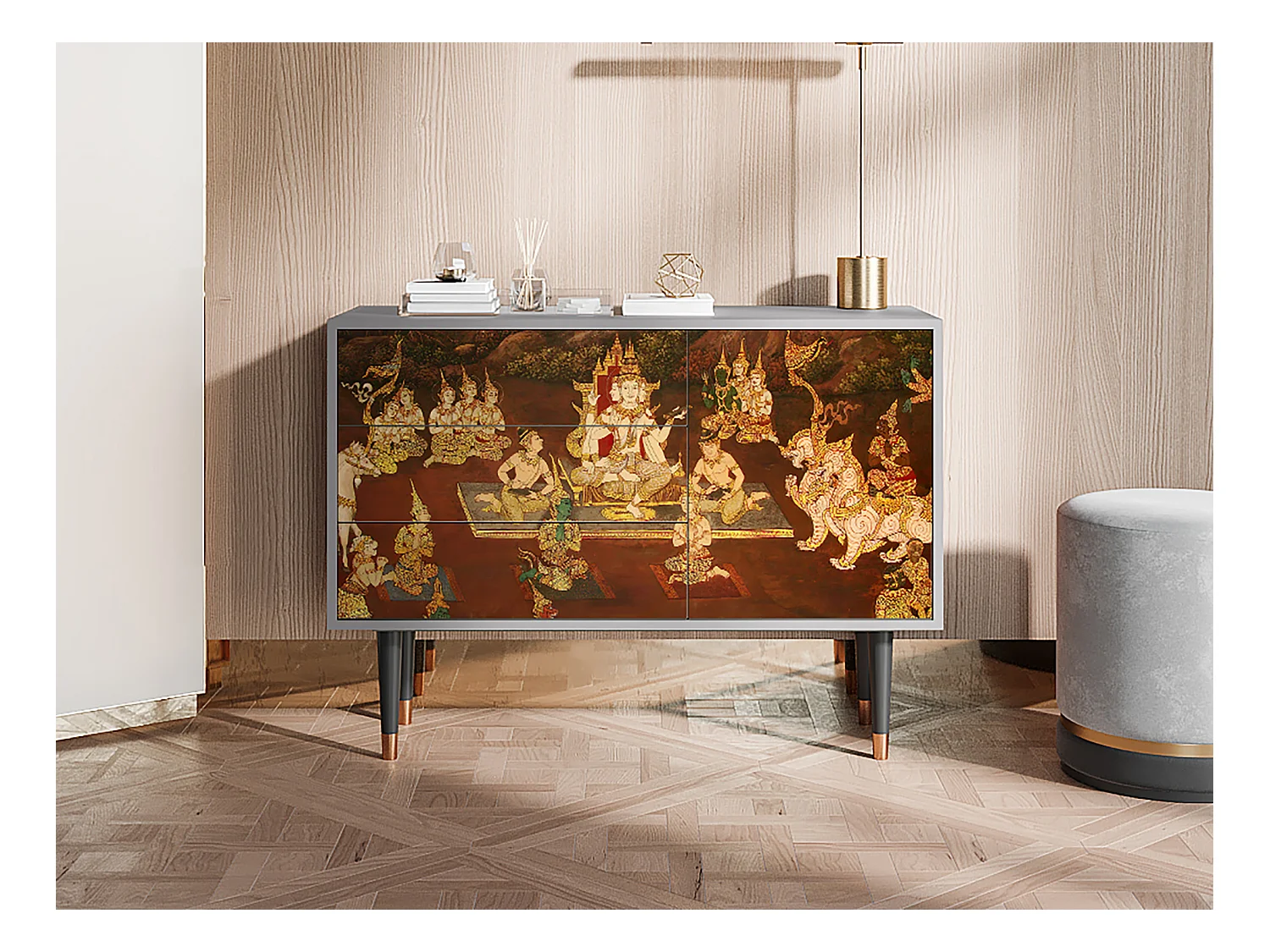 Buffet - 115х84х41 cm - S3 - Malyavan, Gris