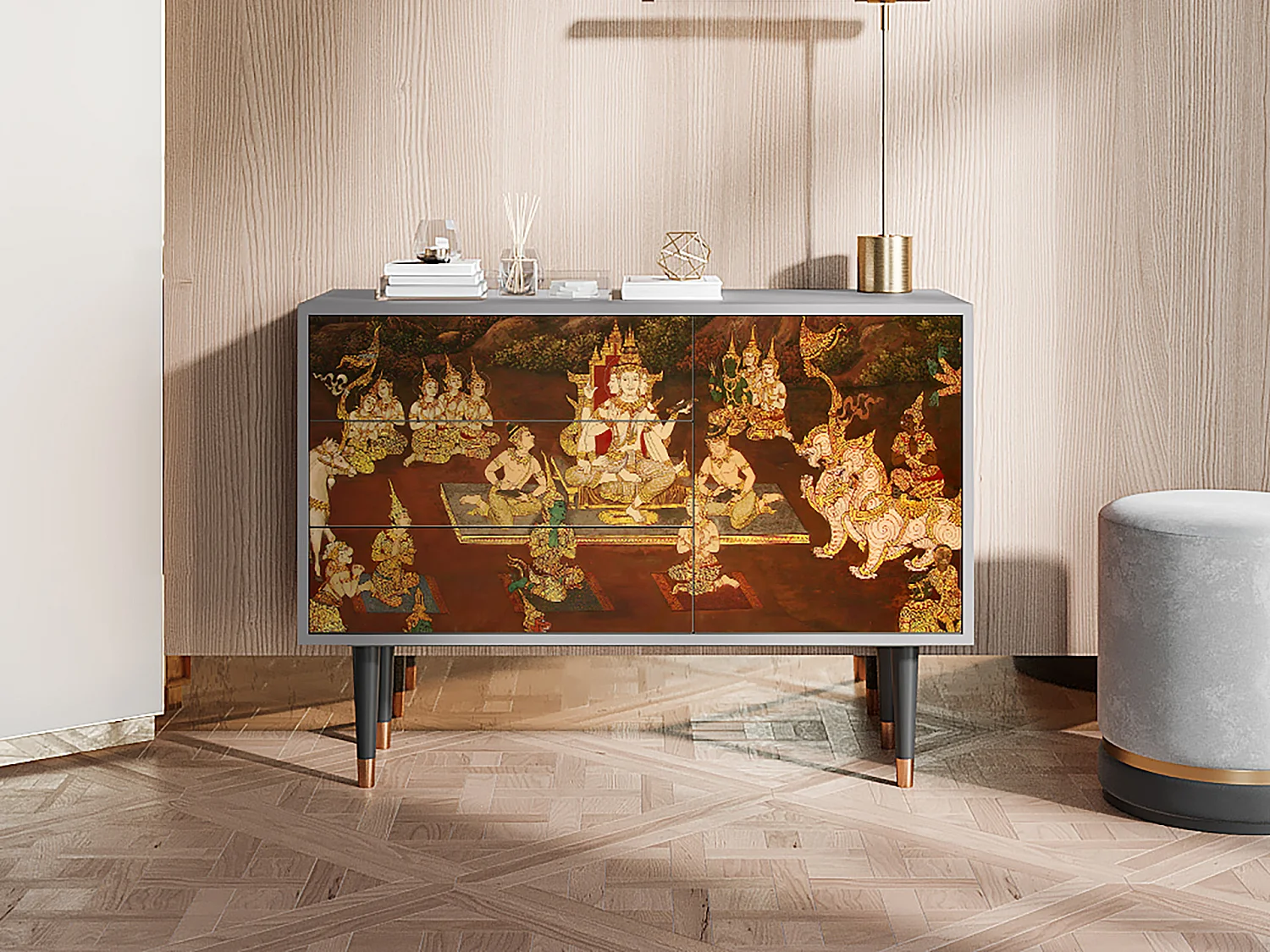 Credenza - 115х84х41 cm - S3 - Malyavan, Grigio