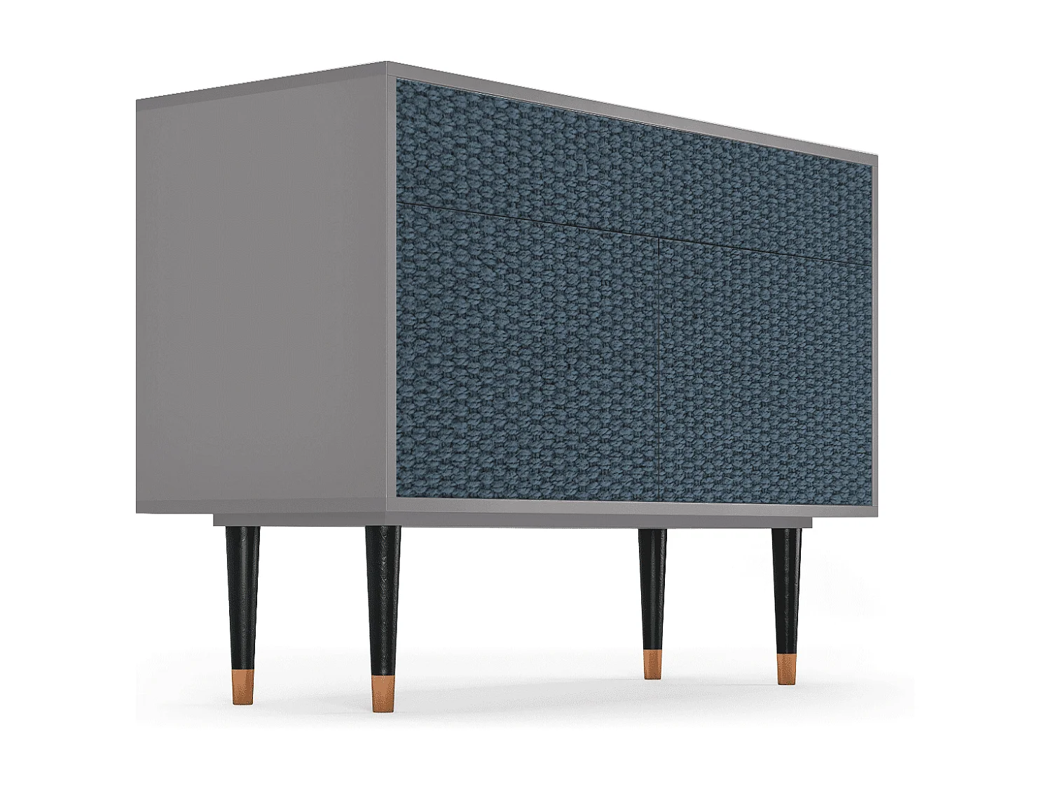 Buffet - 115x85x48 cm - BS4 - Knitted Pattern, Gris